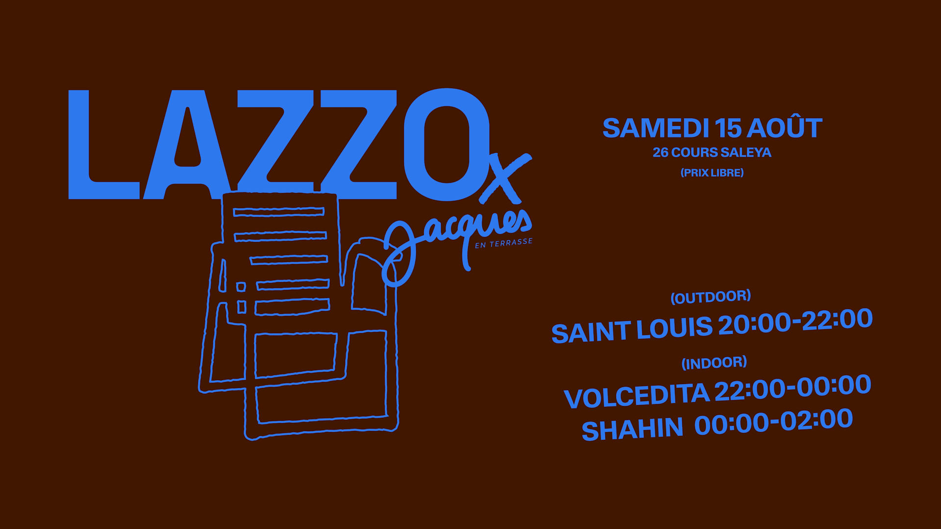 Premiere : Lazzo Collectif X Jacques En Terrasse