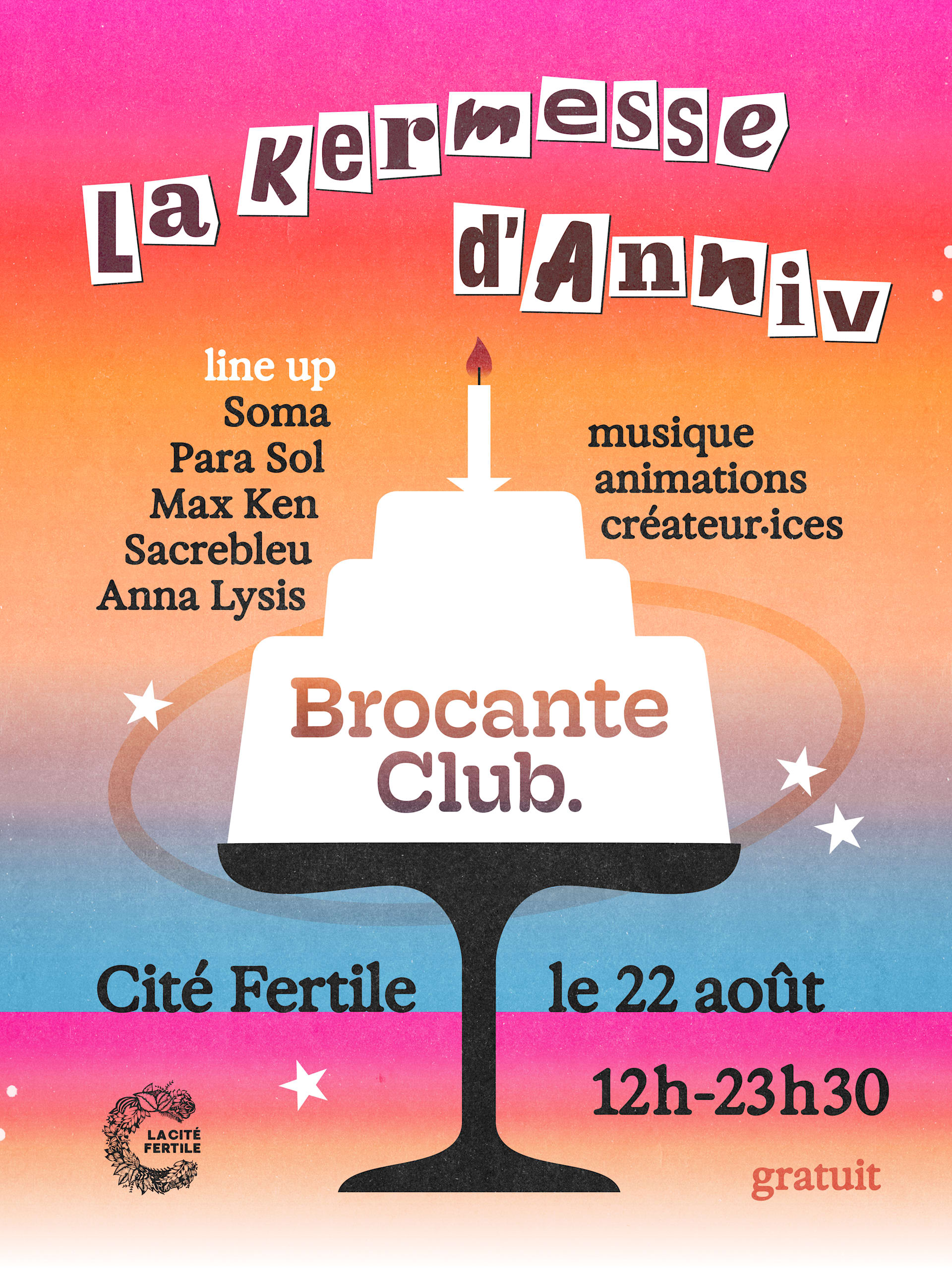 Brocante Club : La Kermesse D'anniversaire