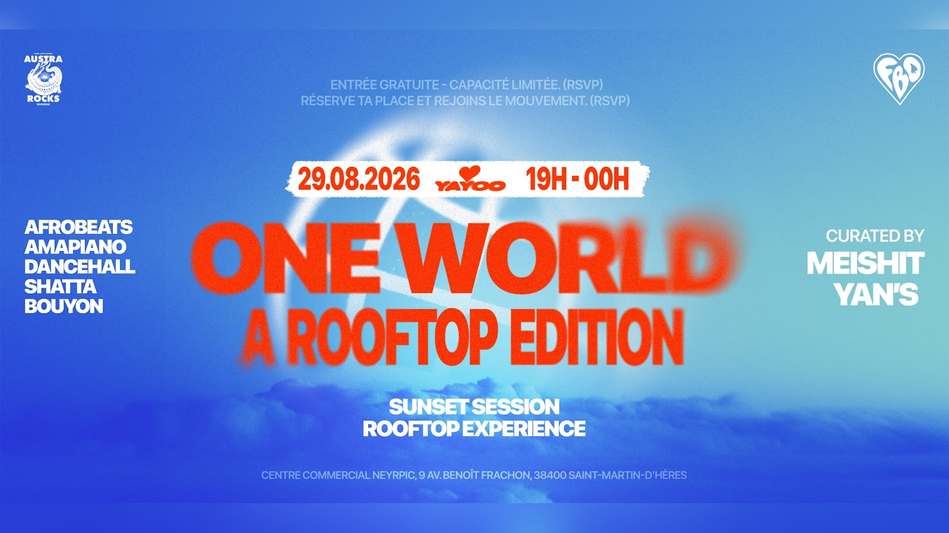 Yayoo #4 — One World 🌍 — Rooftop Edition