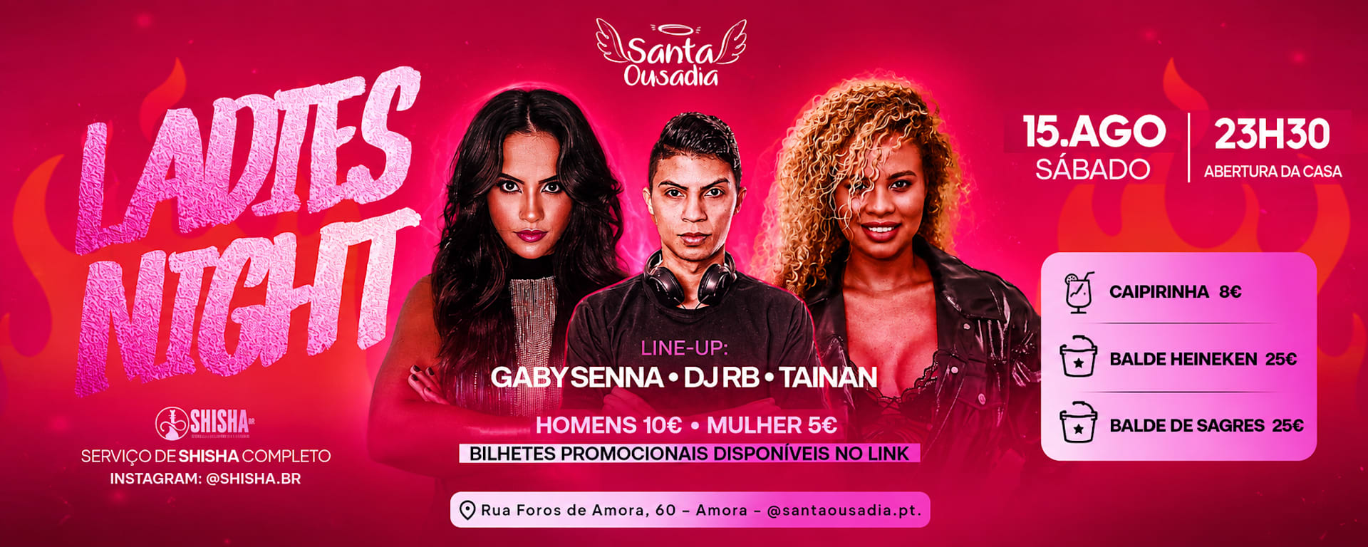 Ladies Night - Gaby Senna - Dj Rb - Tainan
