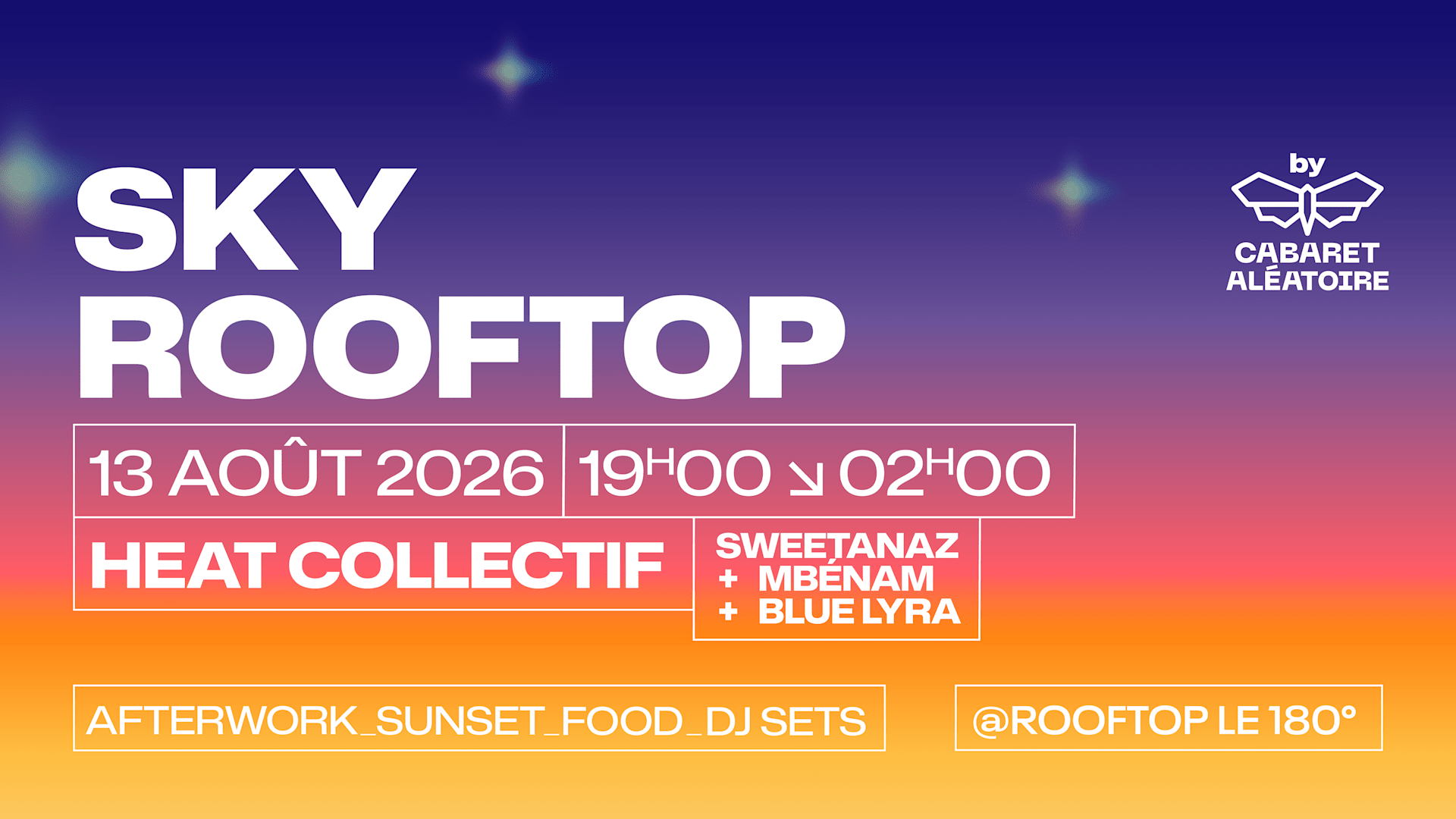 13/08 | Sky Rooftop