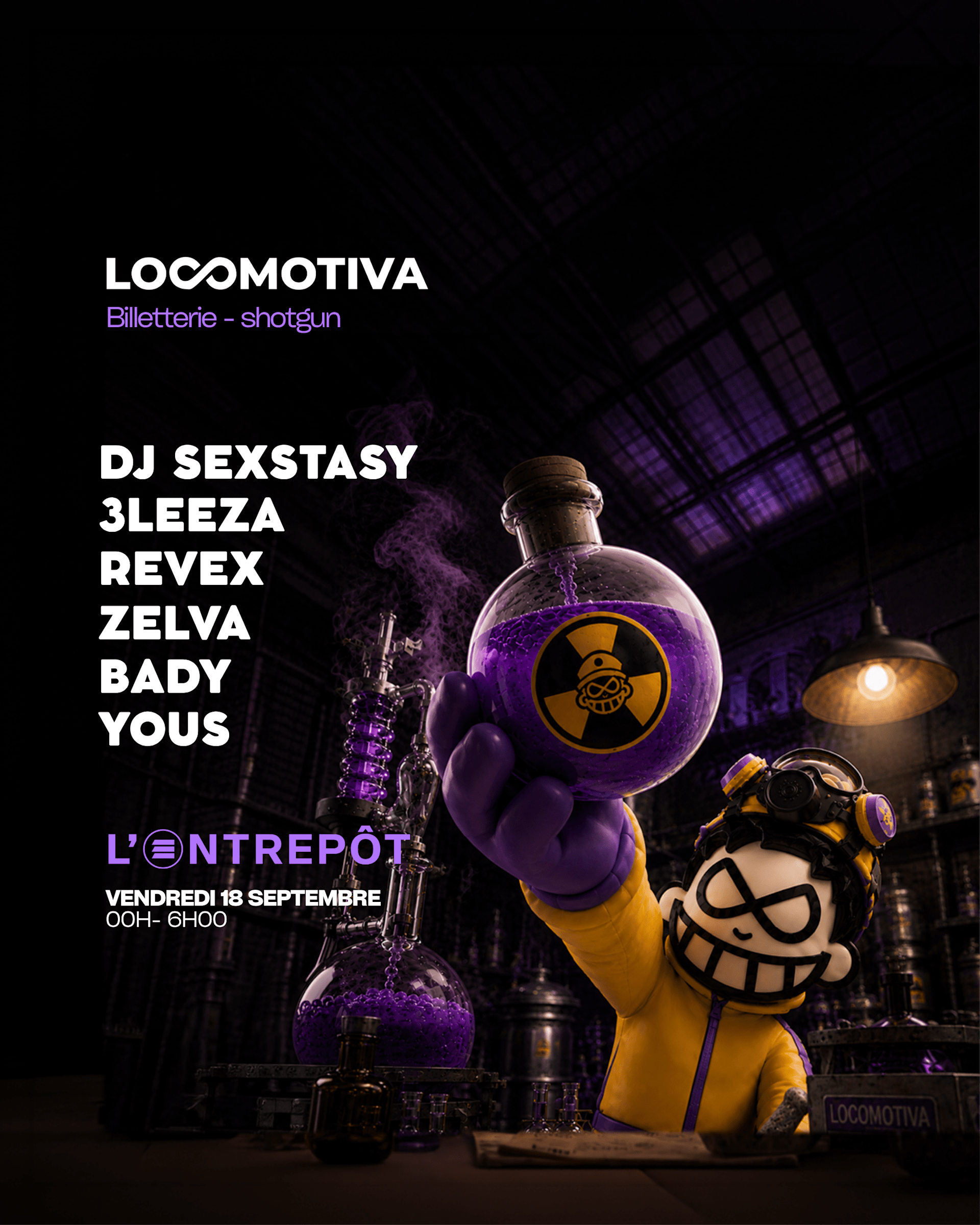 Locomotiva : 3leeza, Dj Sexstasy, Revex And More