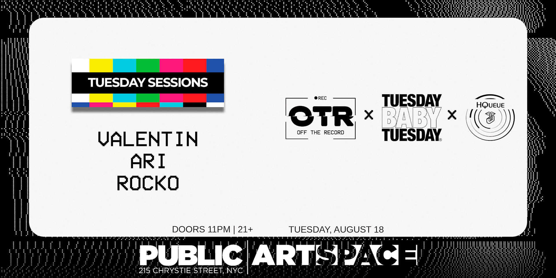 Off The Record Tuesday Sessions At Public Hotel 081826