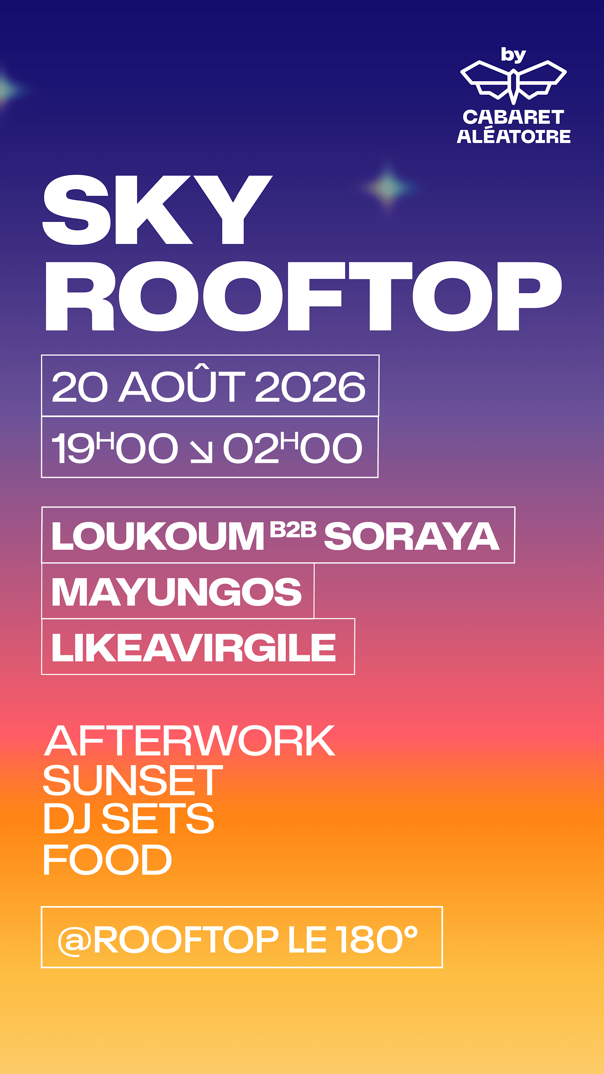 20/08 | Sky Rooftop