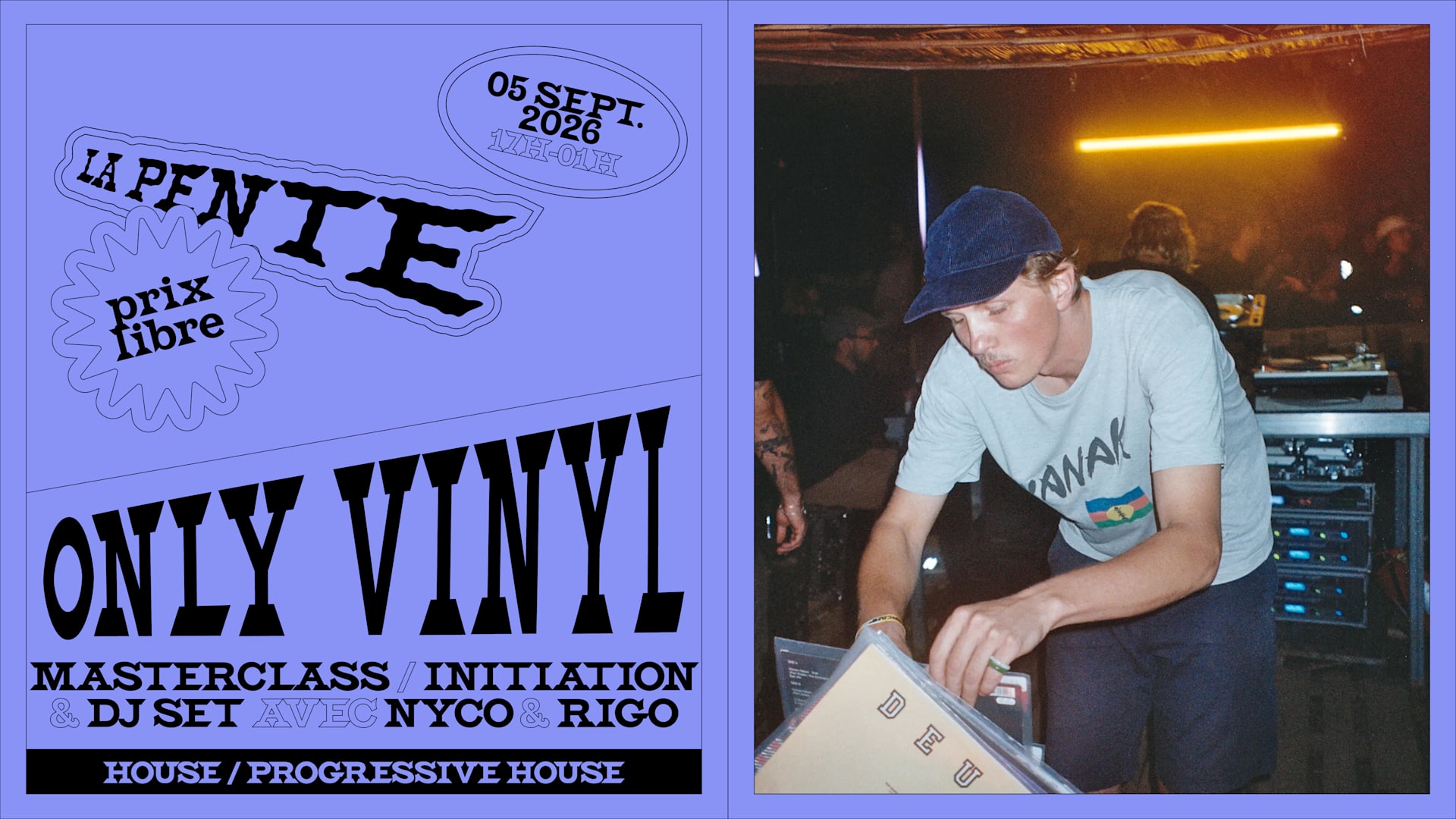 Only Vinyl Session [Masterclass / Dj Set + Tattoo]