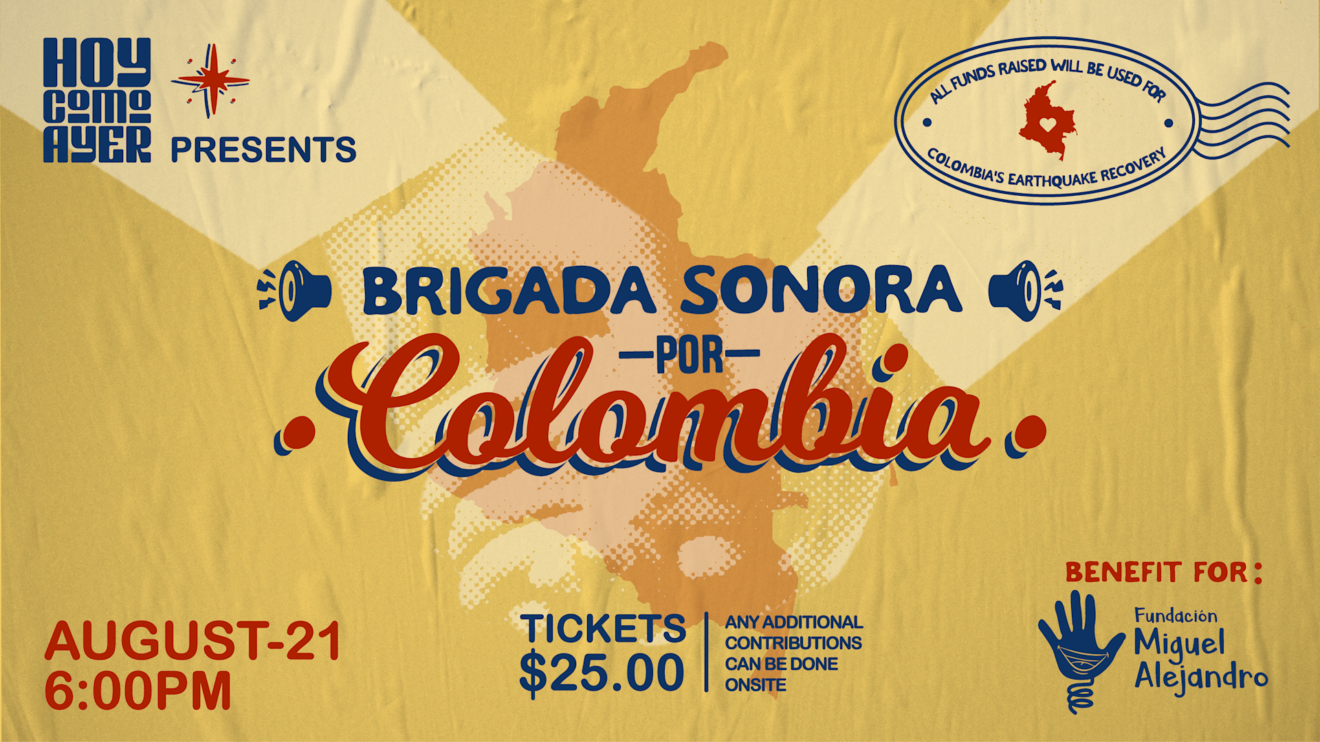 Hca & Ear Candy Present: Brigada Sonora Por Colombia 8/21