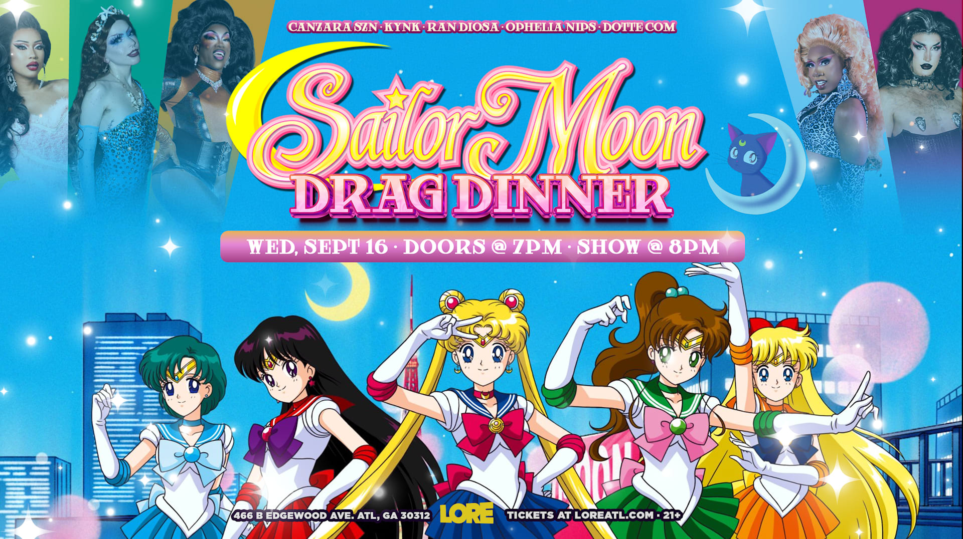 Sailor Moon Drag Dinner