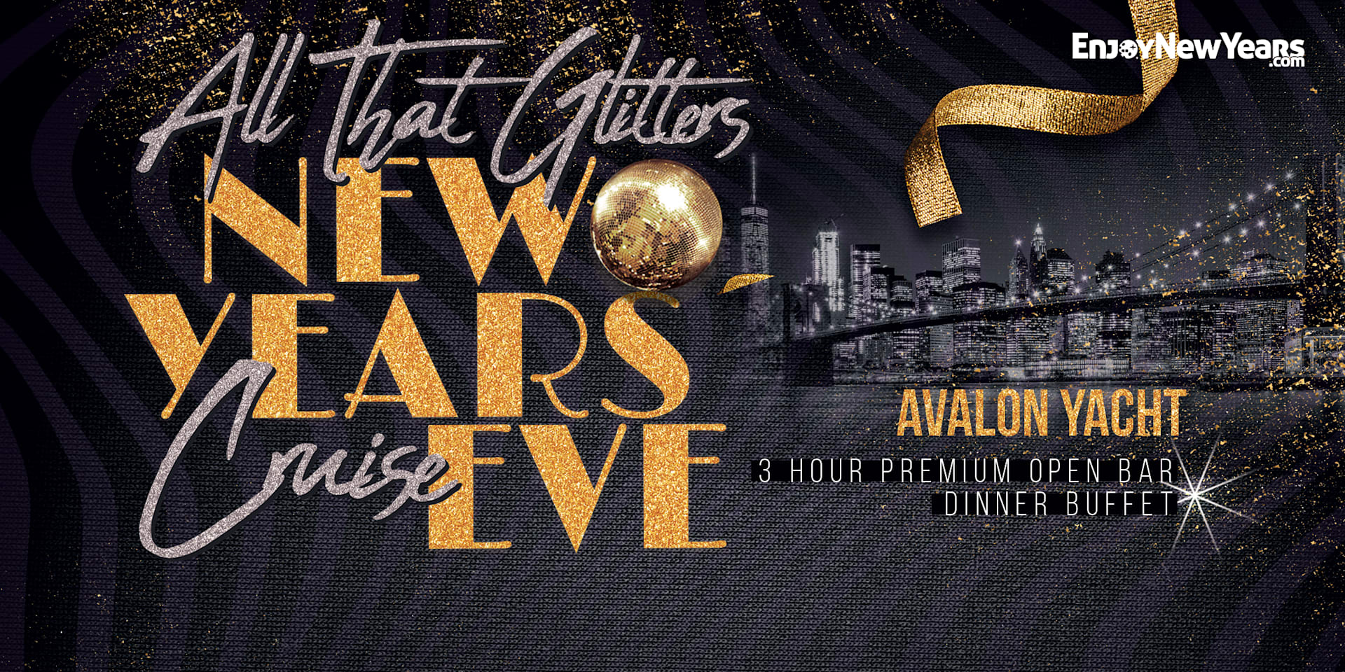 All That Glitters New Year's Eve Fireworks Cruise Nyc 2027
