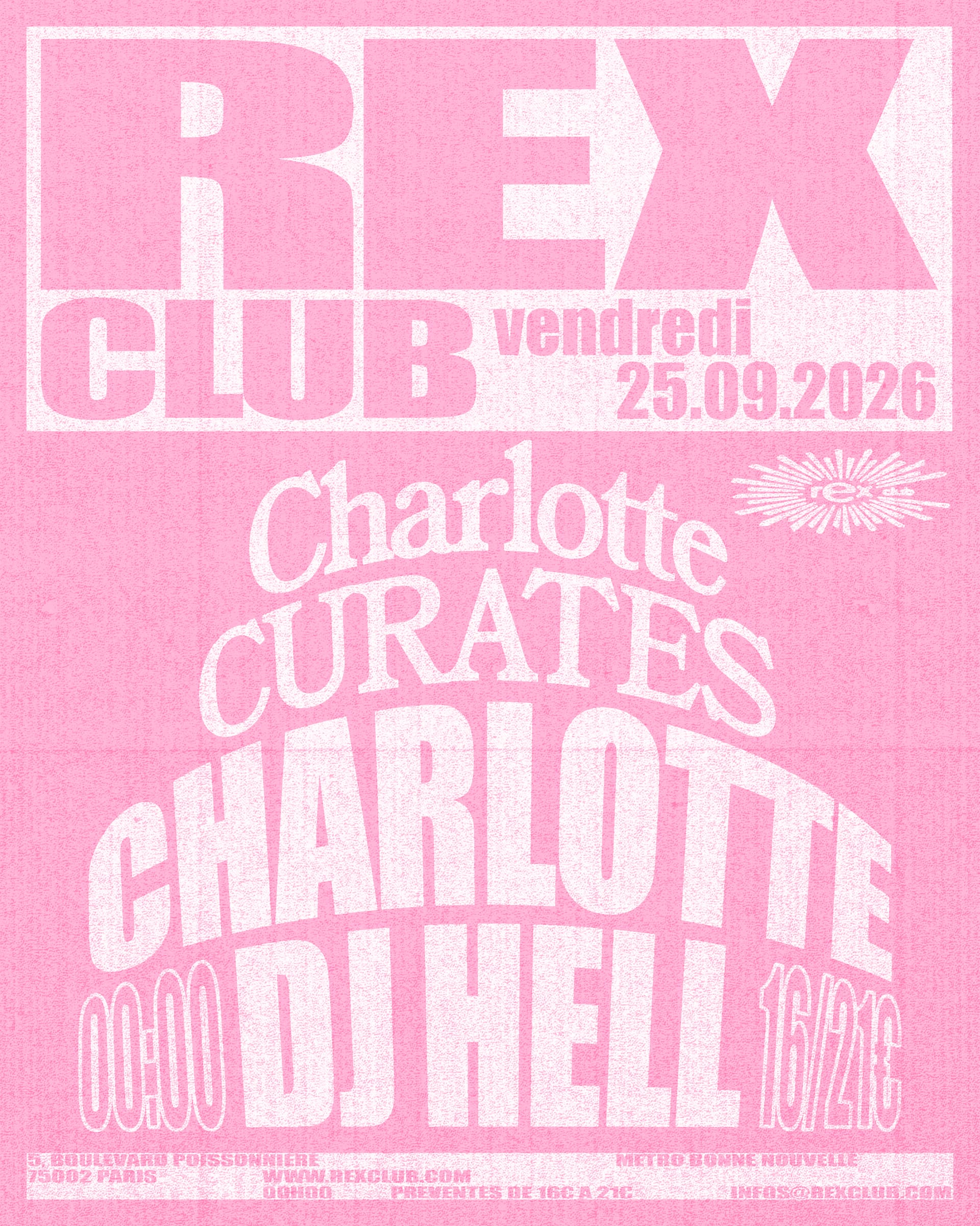 Charlotte Curates: Charlotte, Dj Hell