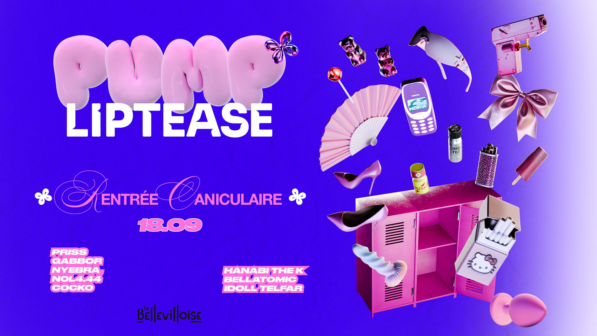Pump X Liptease - Rentrée Caniculaire | 18.09.26