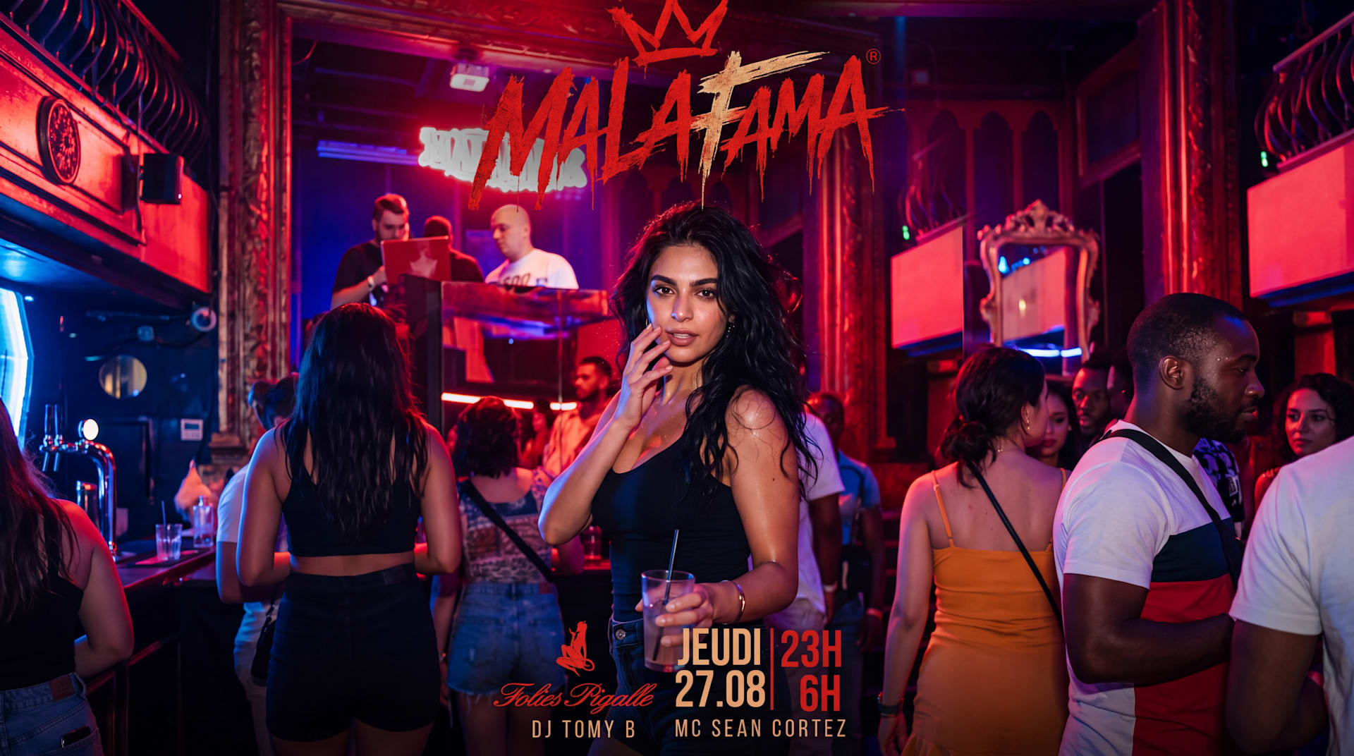 Malafama - Jeudi 27 Aout - Folies Pigalle