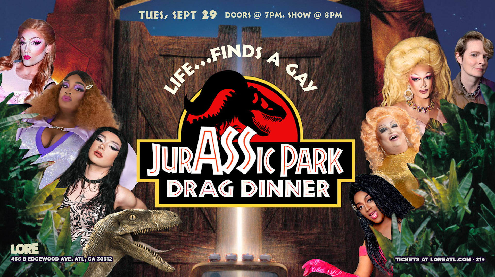 Jurassic Park Drag Dinner