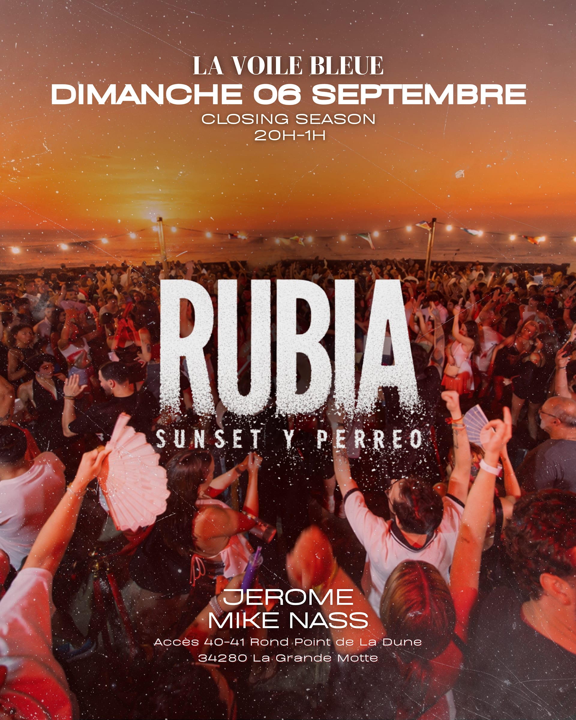 Closing La Voile Bleue X La Rubia