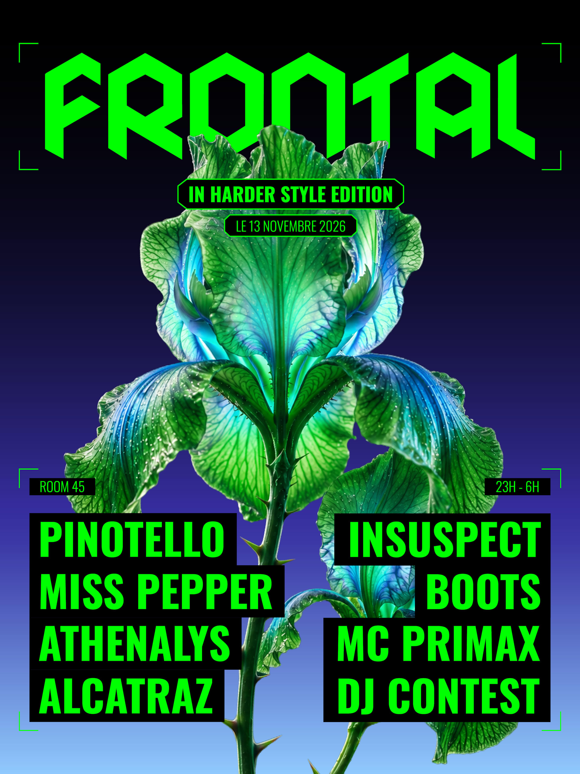 Frontal X Ihs : Pinotello, Miss Pepper, Insuspect, Athenalys