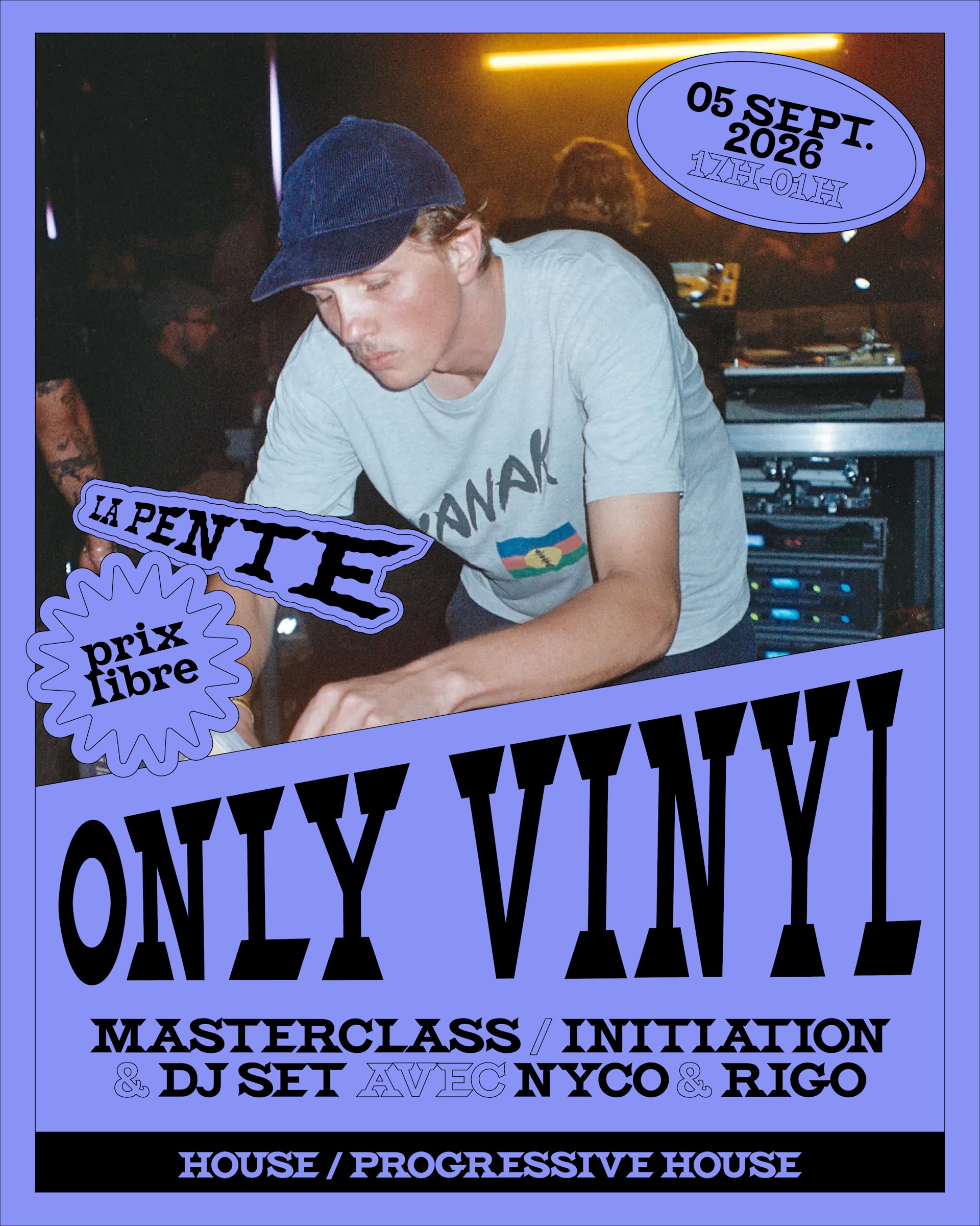Only Vinyl Session [Masterclass / Dj Set + Tattoo]