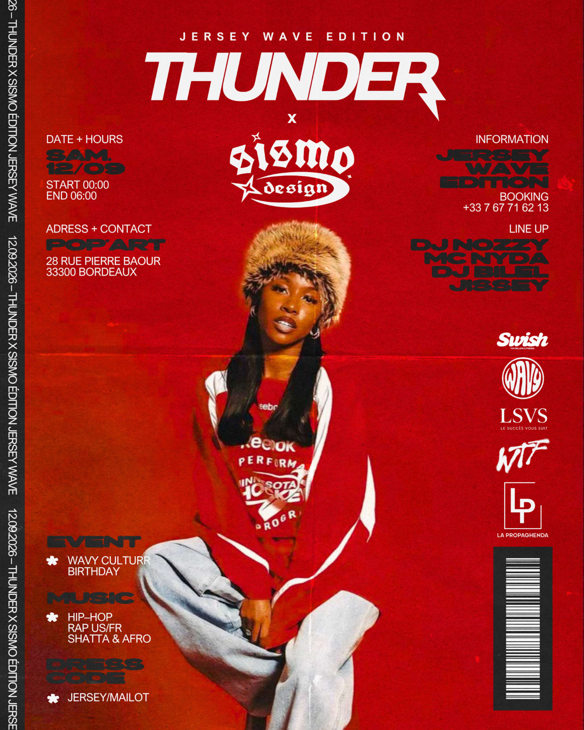 Thunder X Sismo | 12/09 | Pop'art All Jersey Edition
