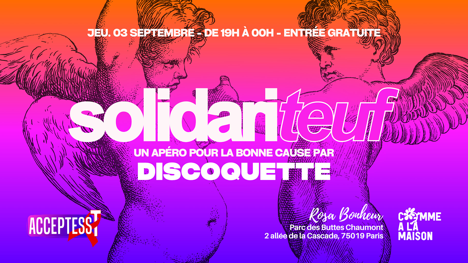 Discoquette : Solidariteuf @ Rosa Bonheur