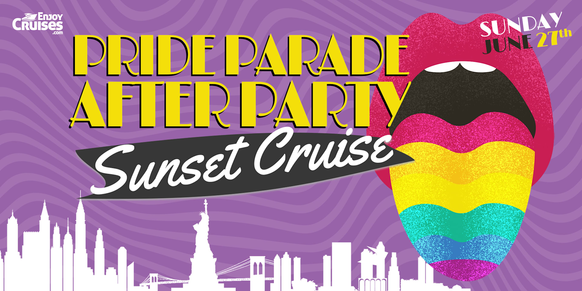 Pride Parade Sunset After Party Lgbtq Cruise Nyc
