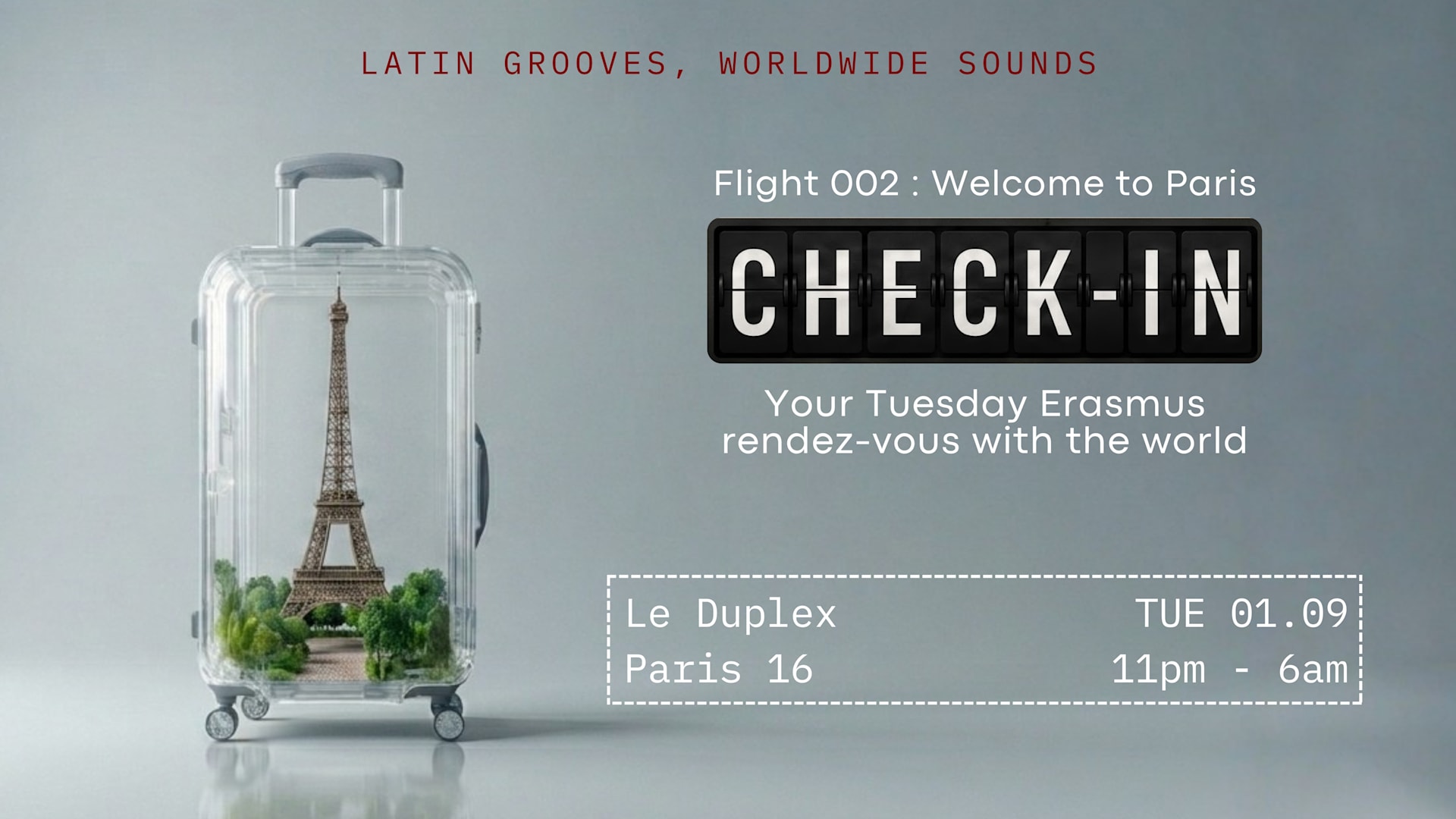 Erasmus Check-In Paris — Flight 002: Welcome To Paris