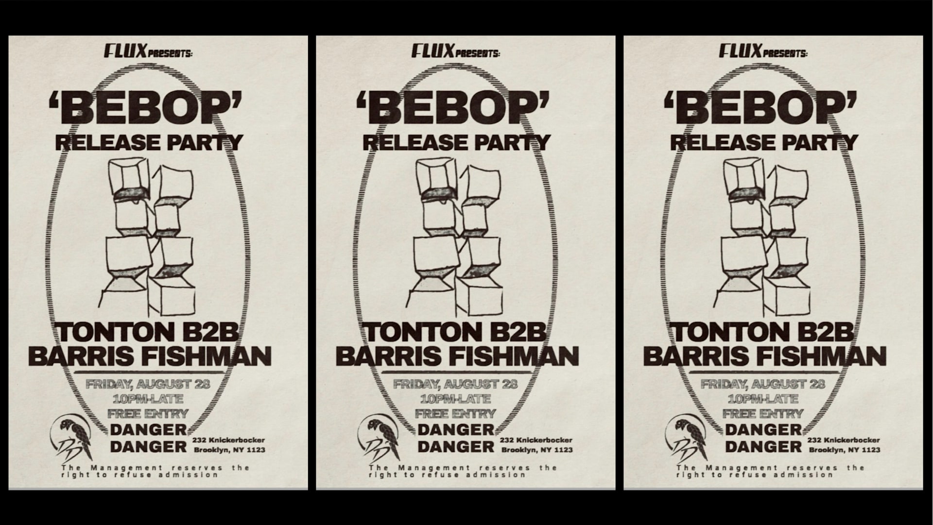 Flux Presents Bebop Release Party W/ Tonton, Barris Fishman