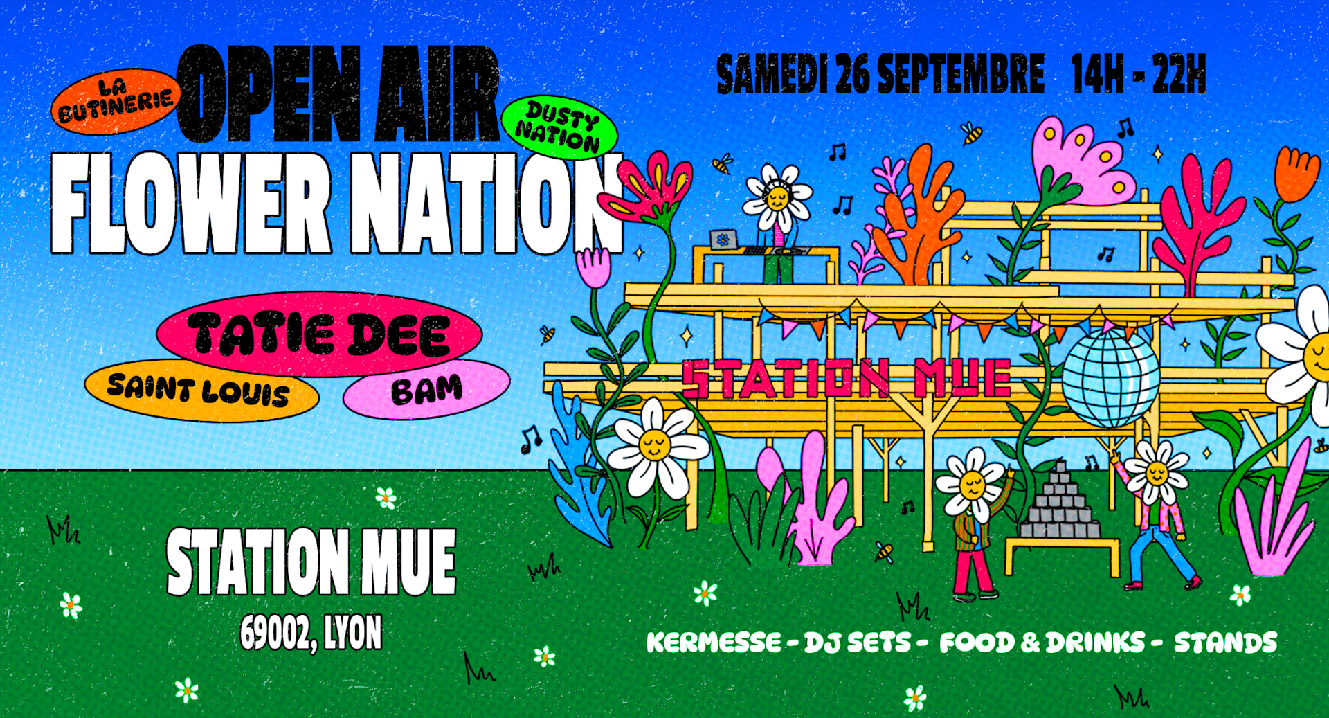 Open Air ☀️ Flower Nation By Dusty Nation & La Butinerie