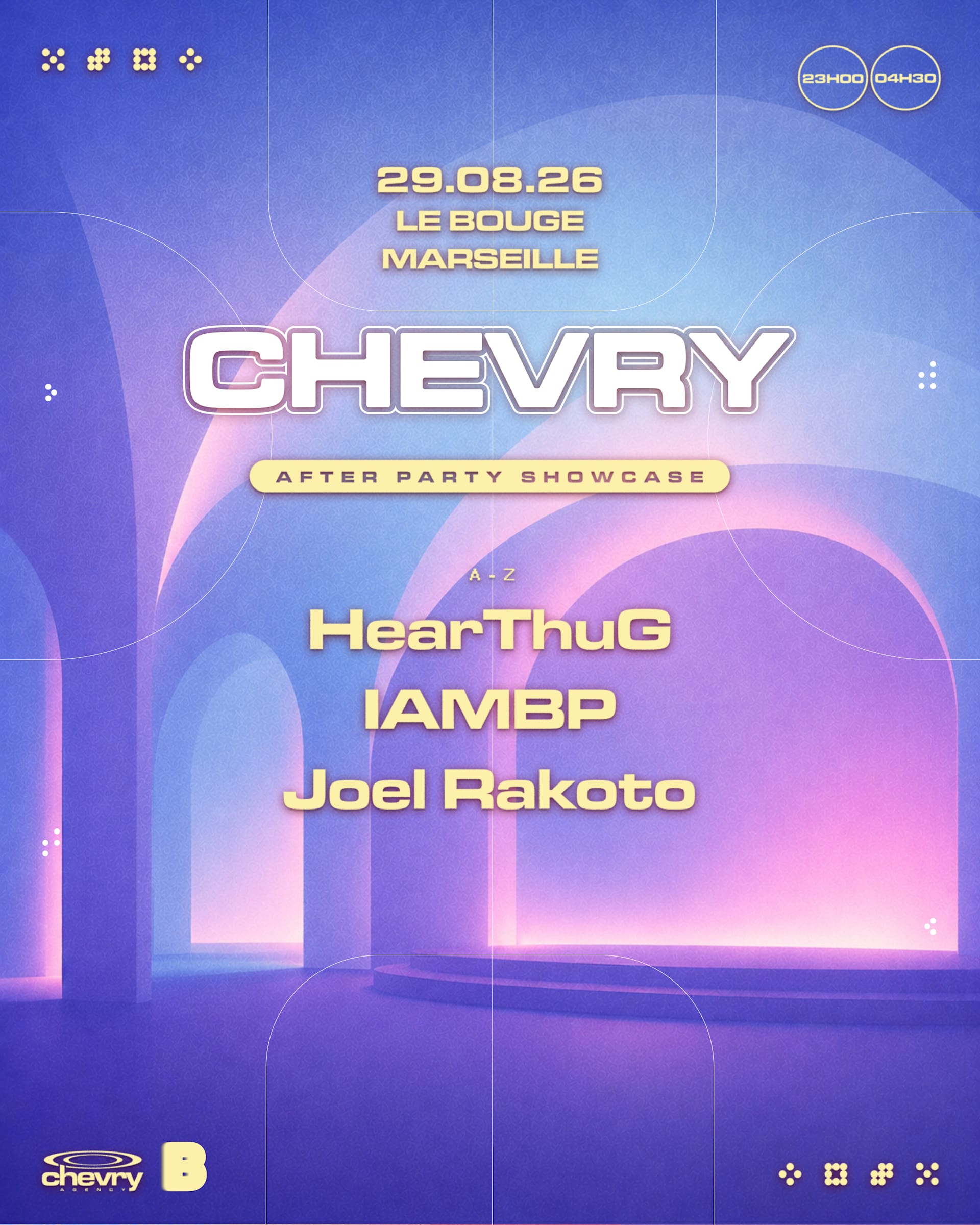 [Afterparty] Chevry & Le Bouge: Iambp, Hearthug, Joel Rakoto