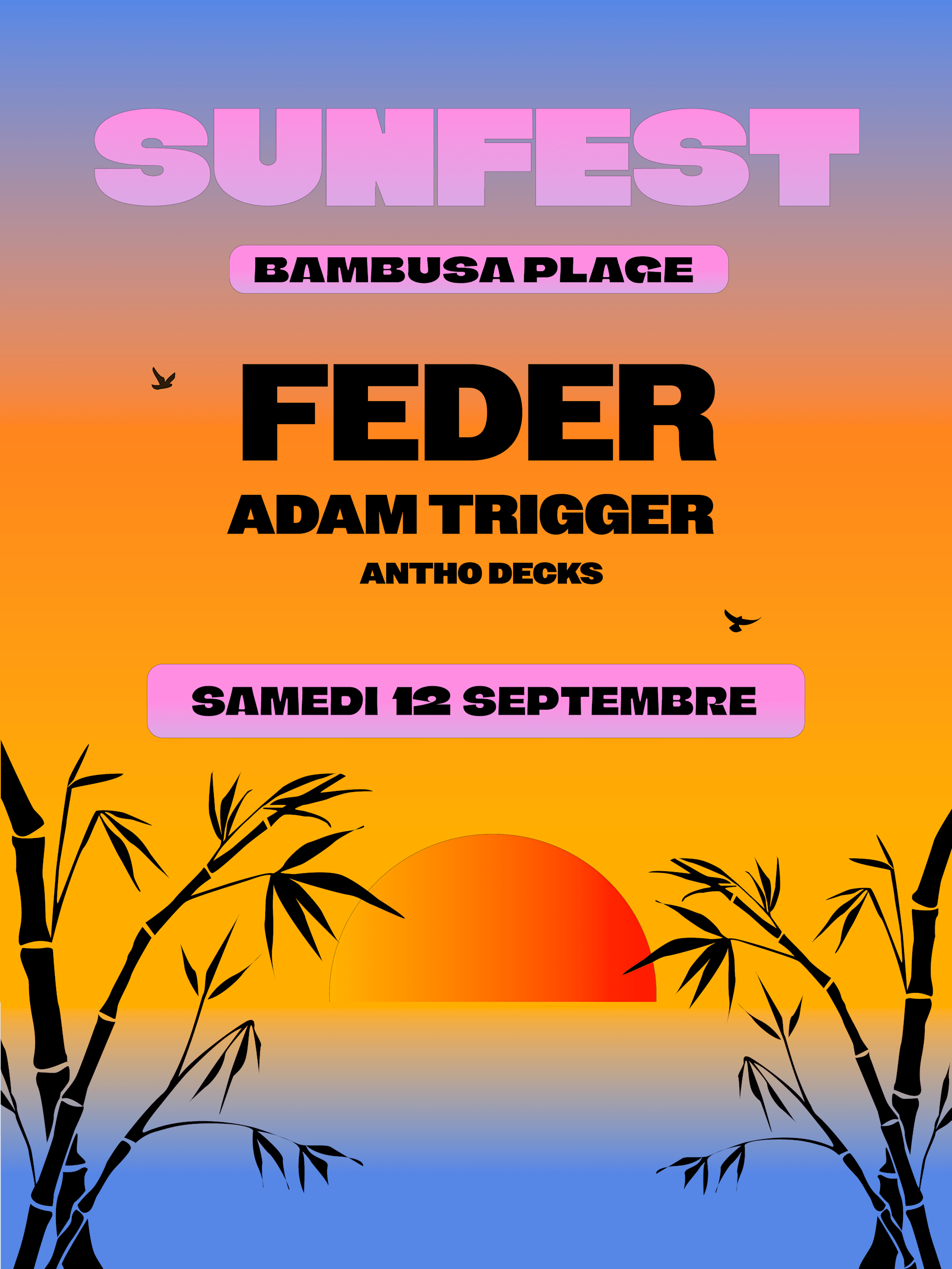 Feder Dj Set - Bambusa Plage