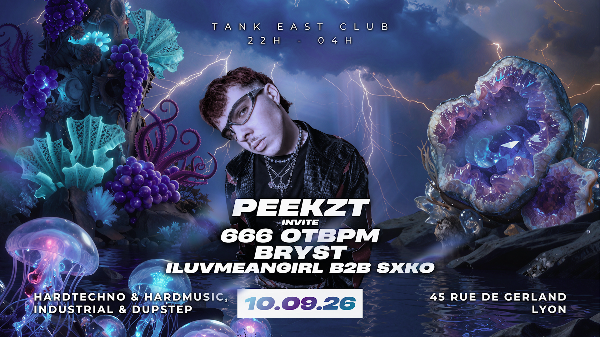 Techno Tank : Peekzt Invite 666 Otbpm, Bryst & More