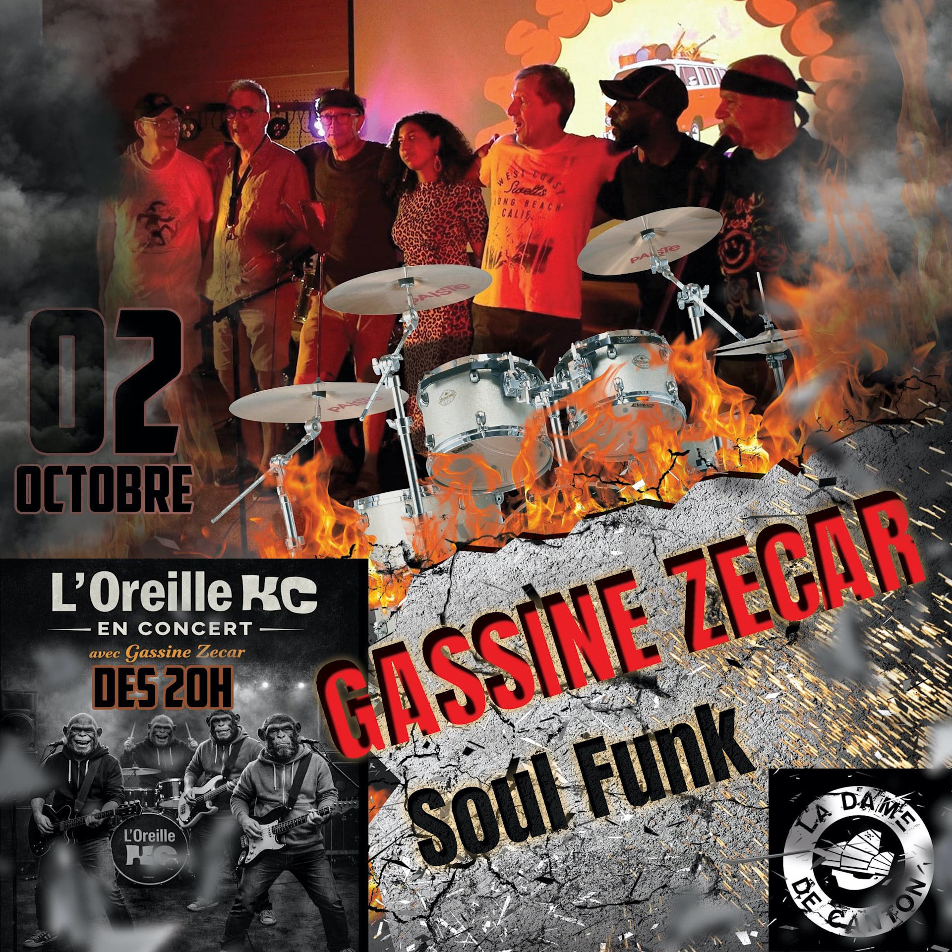 Gassine Zecar X L'oreille Kc