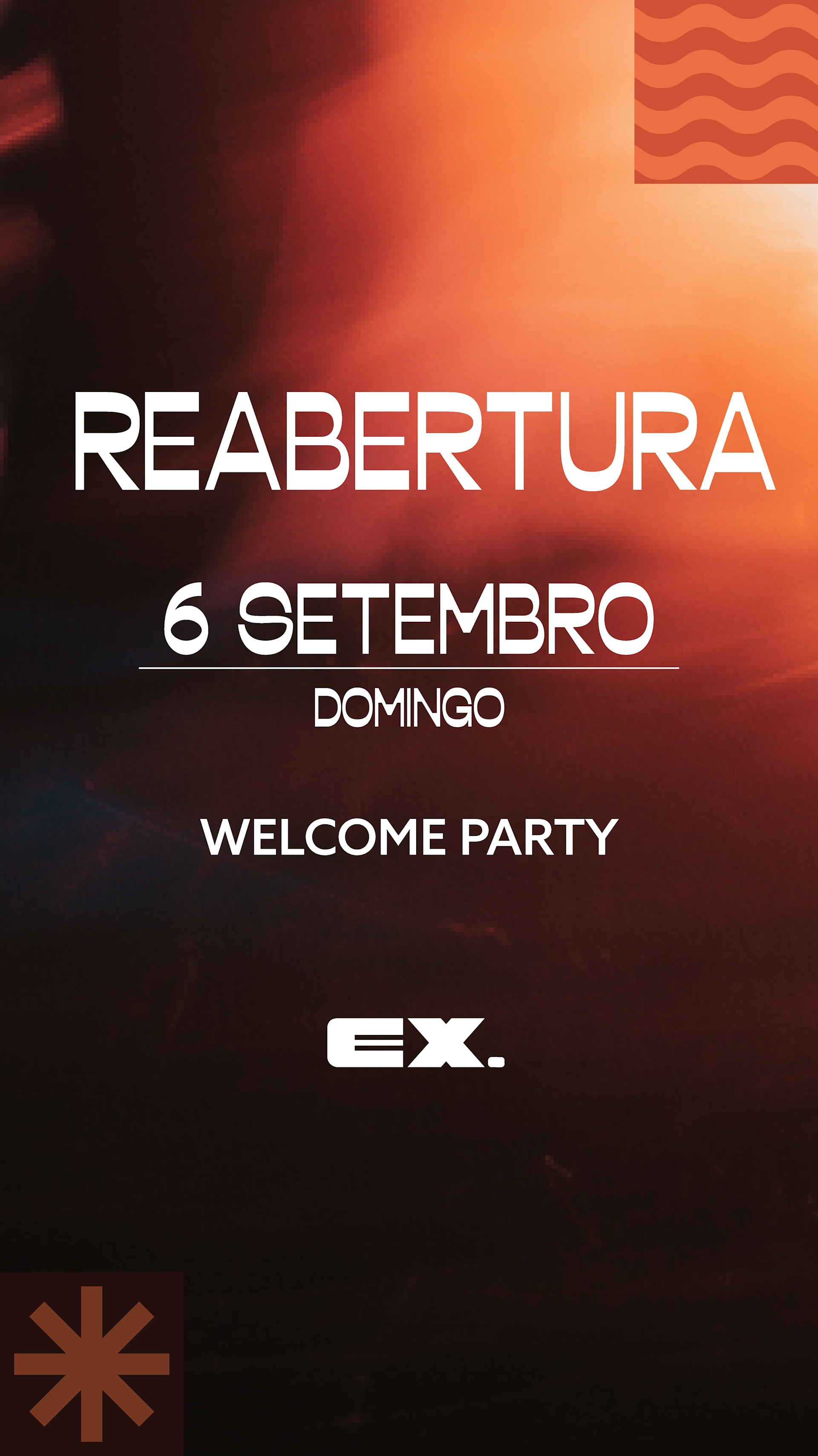 Reabertura - Domingo, 6 Set.