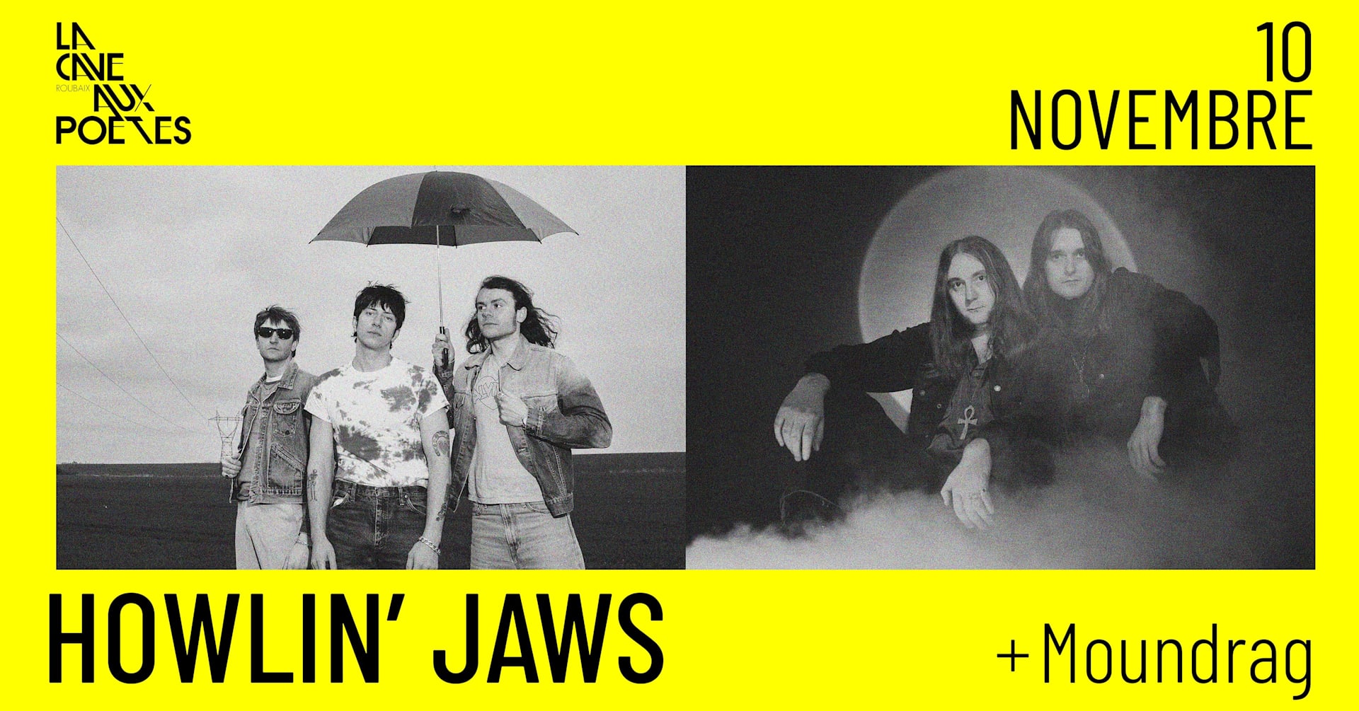 Howlin' Jaws + Moundrag