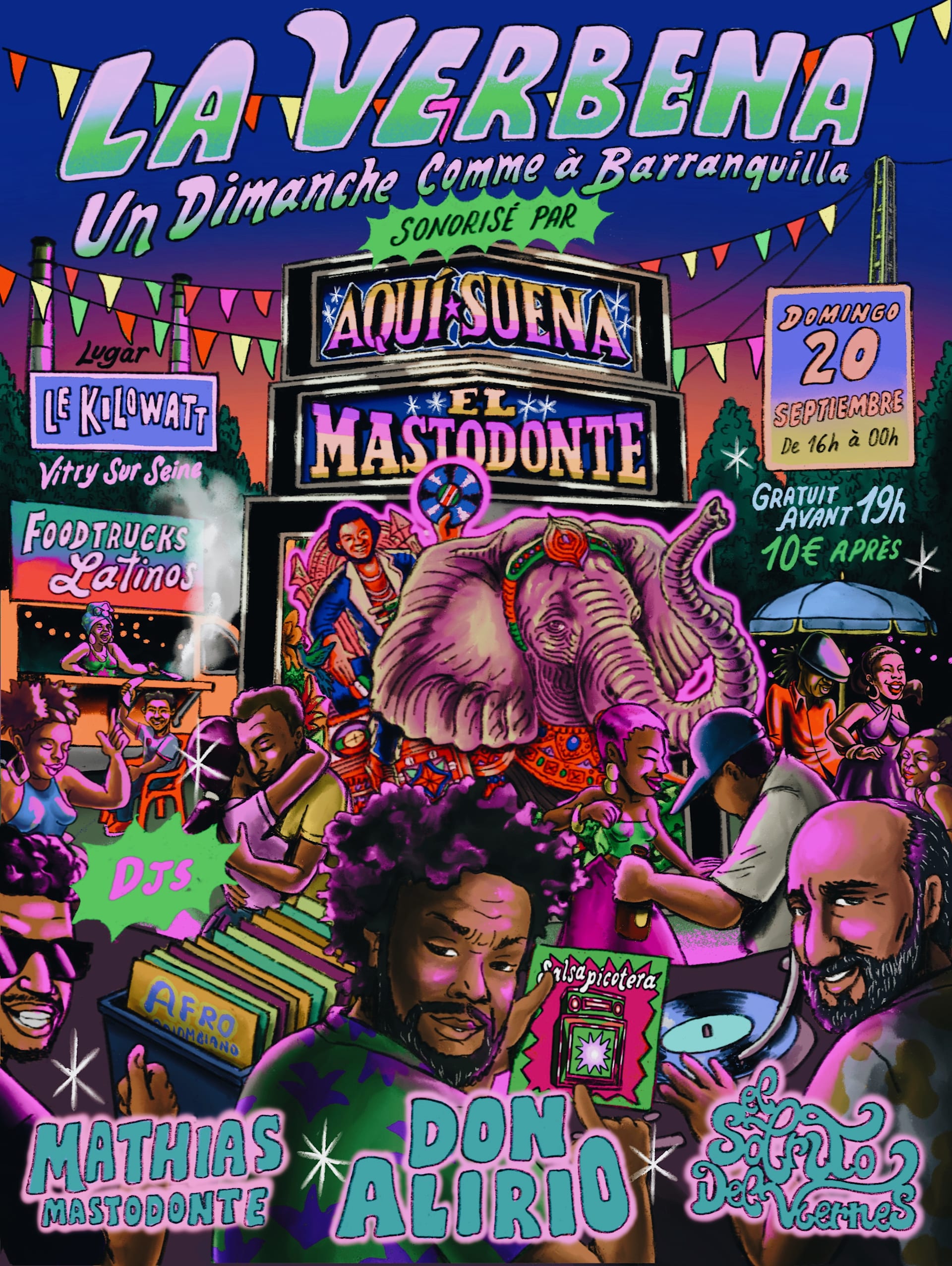 La Verbena (Don Alirio + Mathias Mastodonte + El Sofrito..)