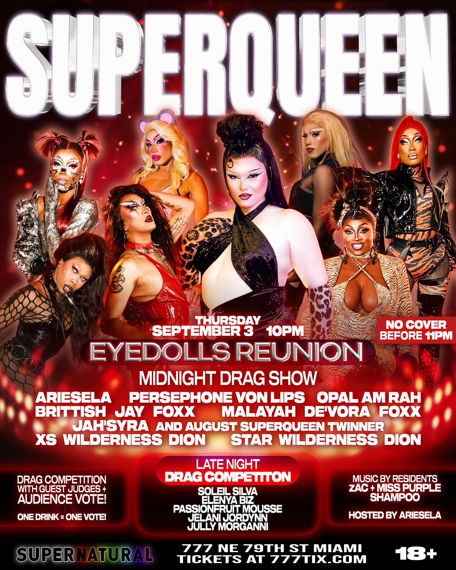 Superqueen Drag Rave + Competition (18+)