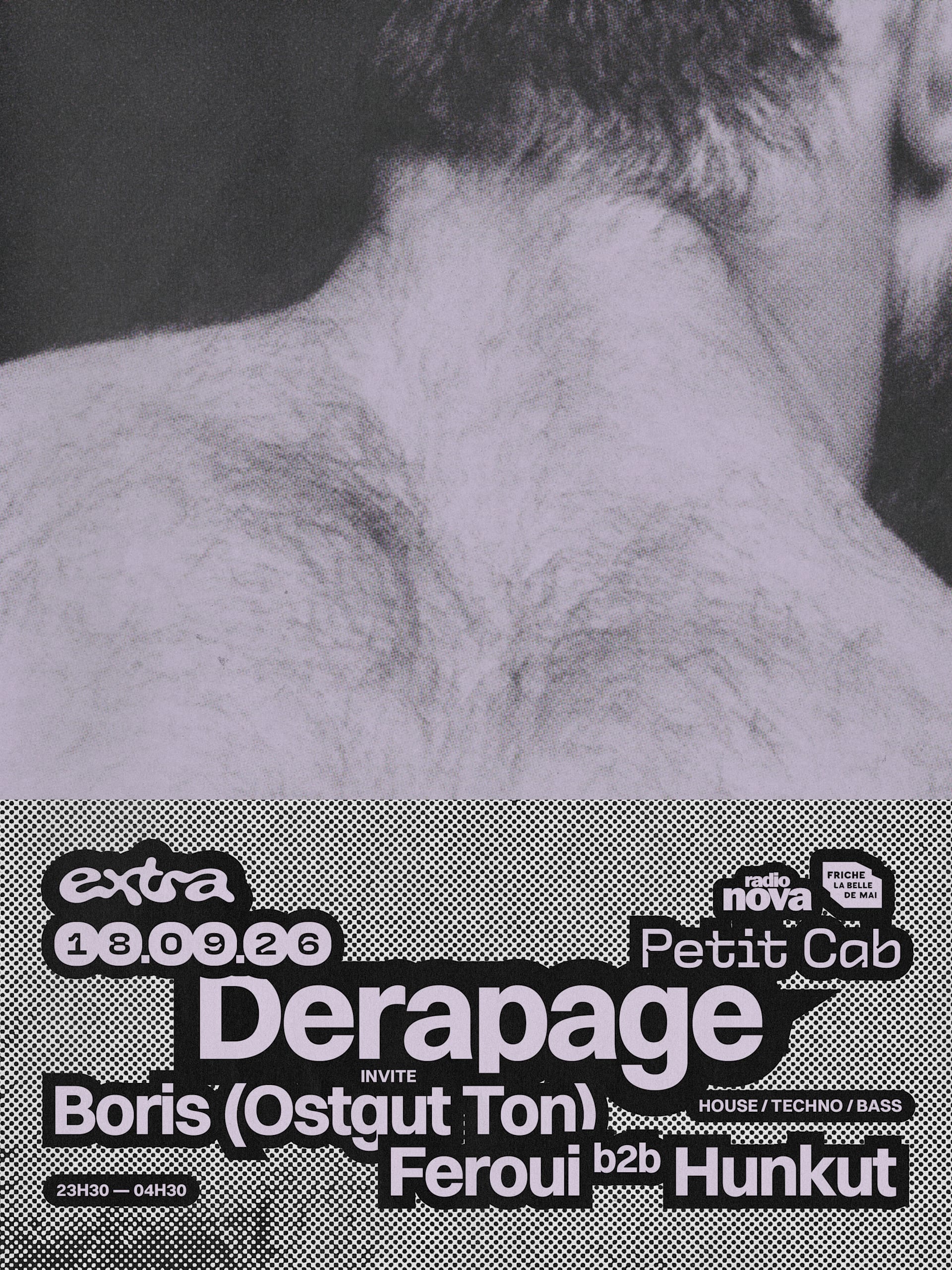 Dérapage Invite Boris + Feroui B2b Hunkut @ Petit Cab