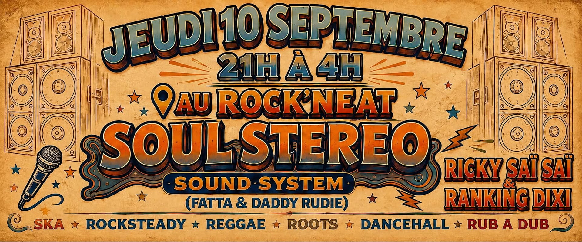 Soul Stereo Soundsystem - Ricky Saï Saï & Ranking Dixi