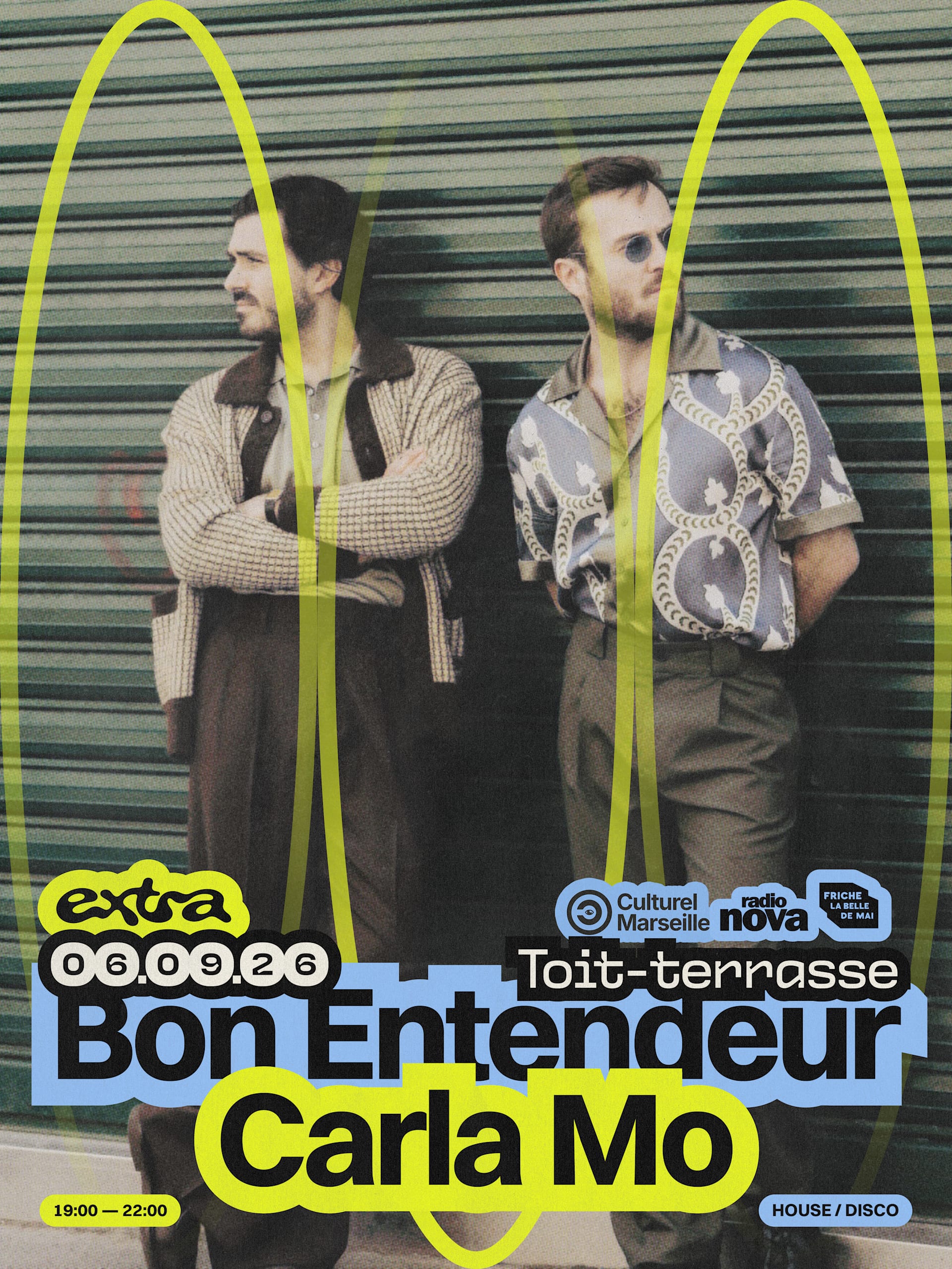 Bon Entendeur + Carla Mo @ Toit-Terrasse