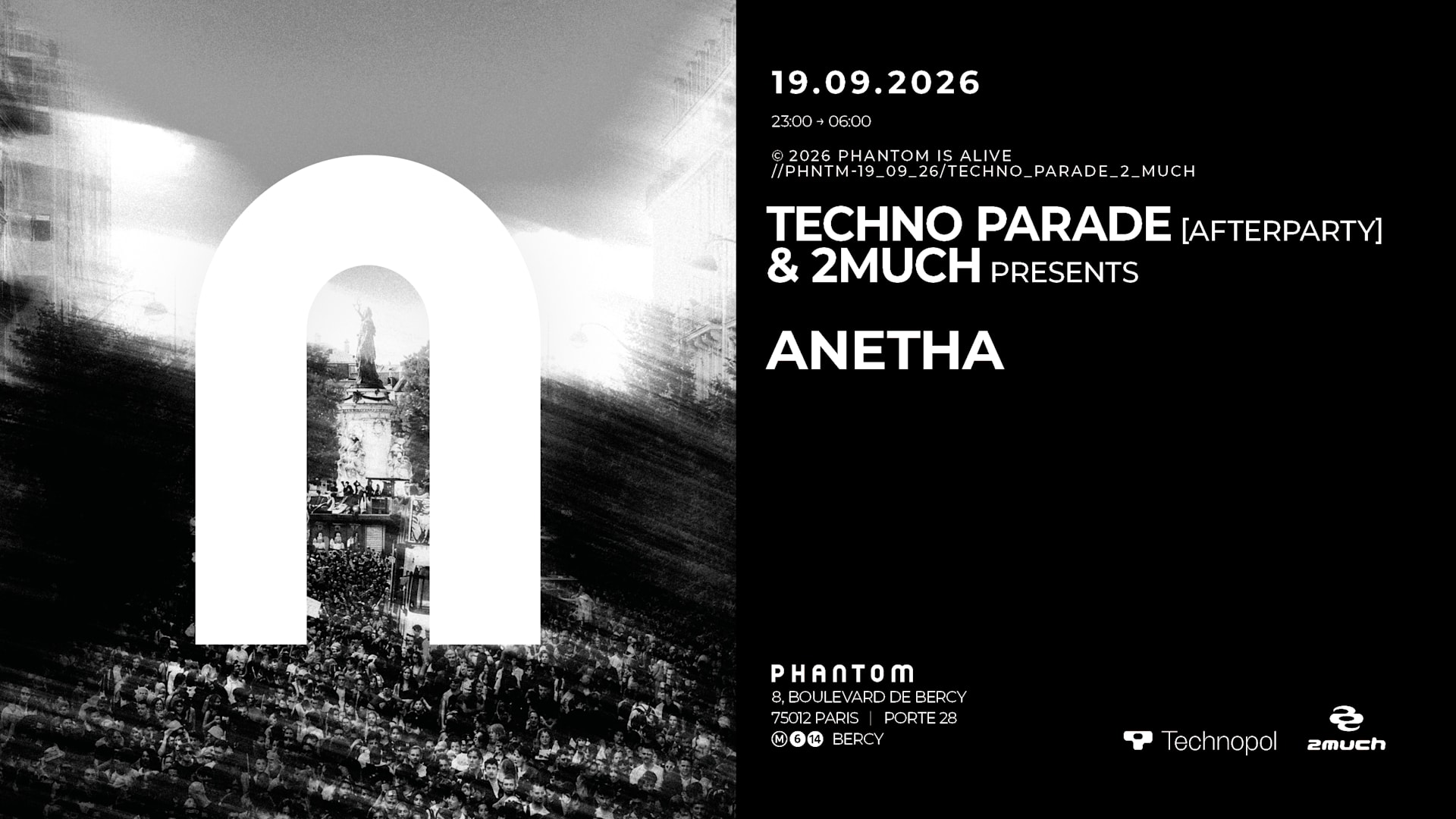Phantom X Techno Parade & 2much : Anetha