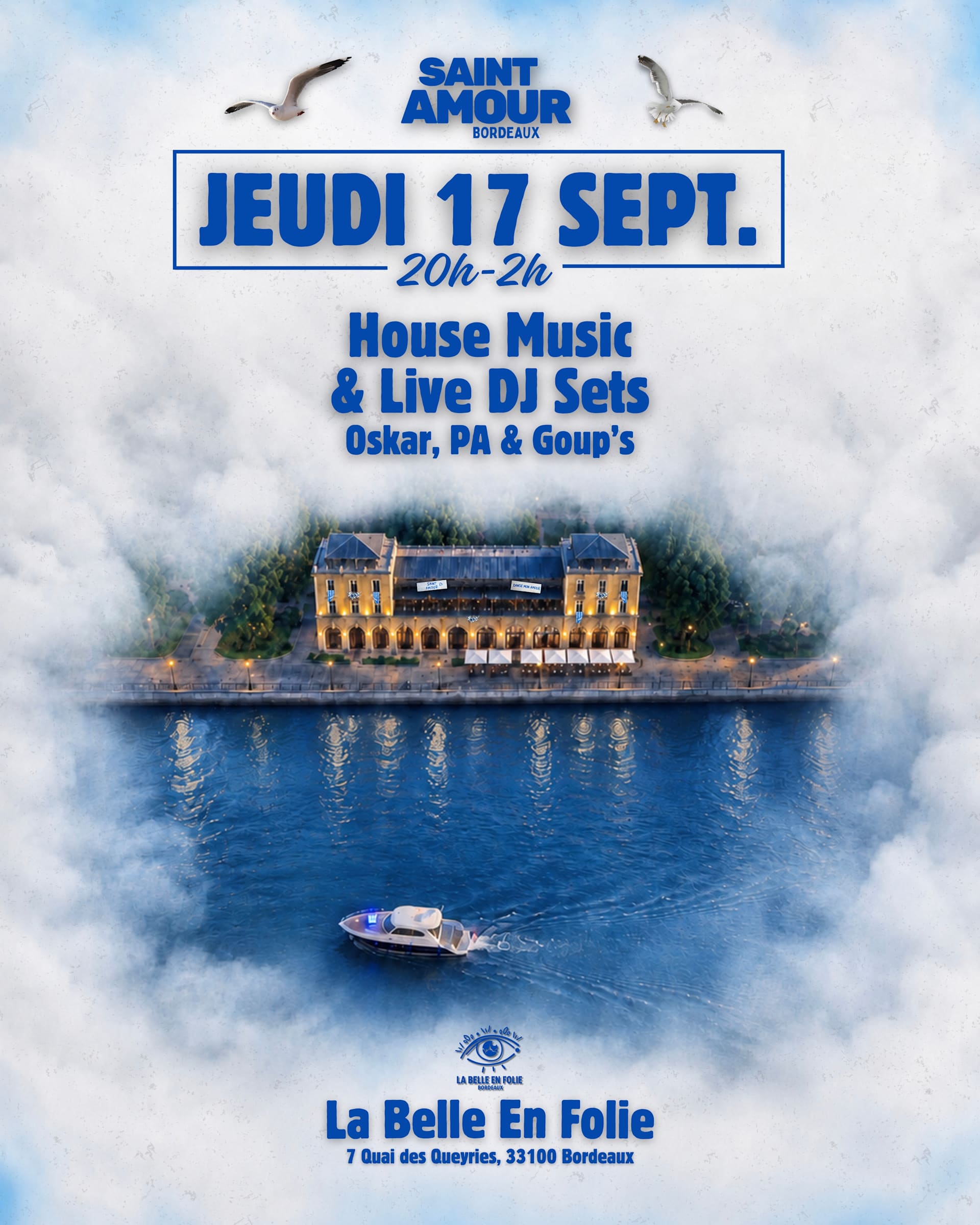 Saint Amour Bordeaux | Jeudi 17 Septembre 2026
