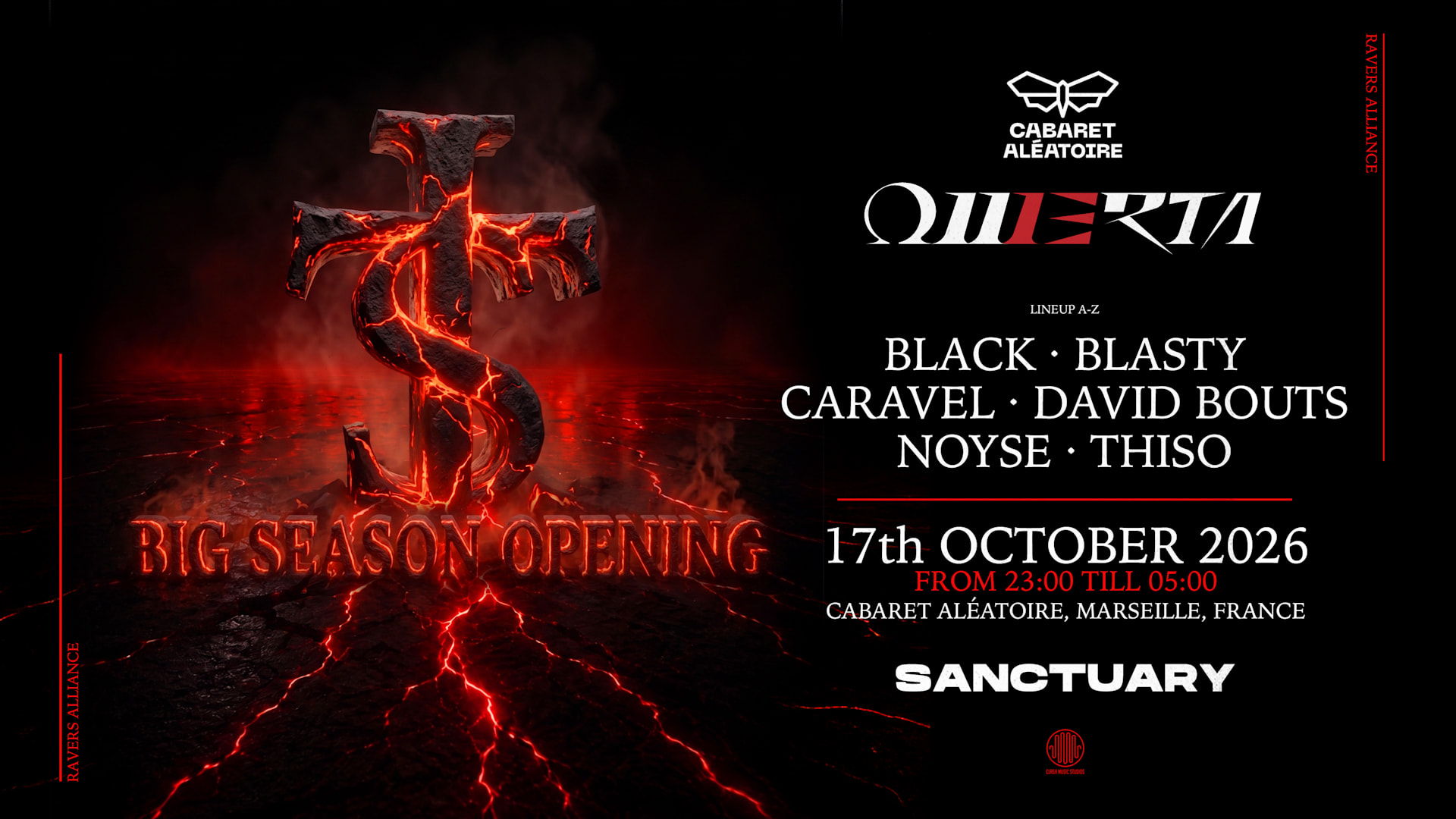 Omerta X Sanctuary : Big Season Opening W/ Caravel, Noyse
