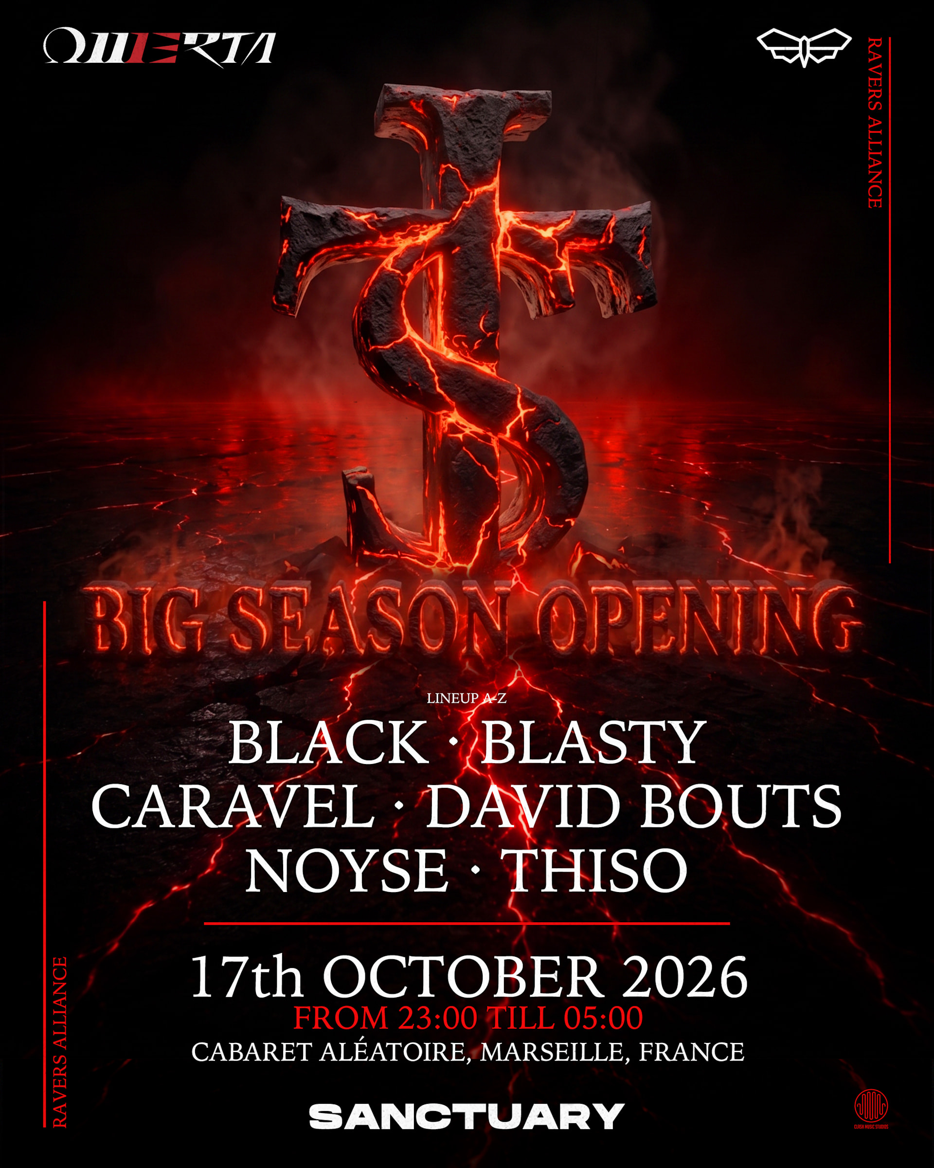 Omerta X Sanctuary : Big Season Opening W/ Caravel, Noyse