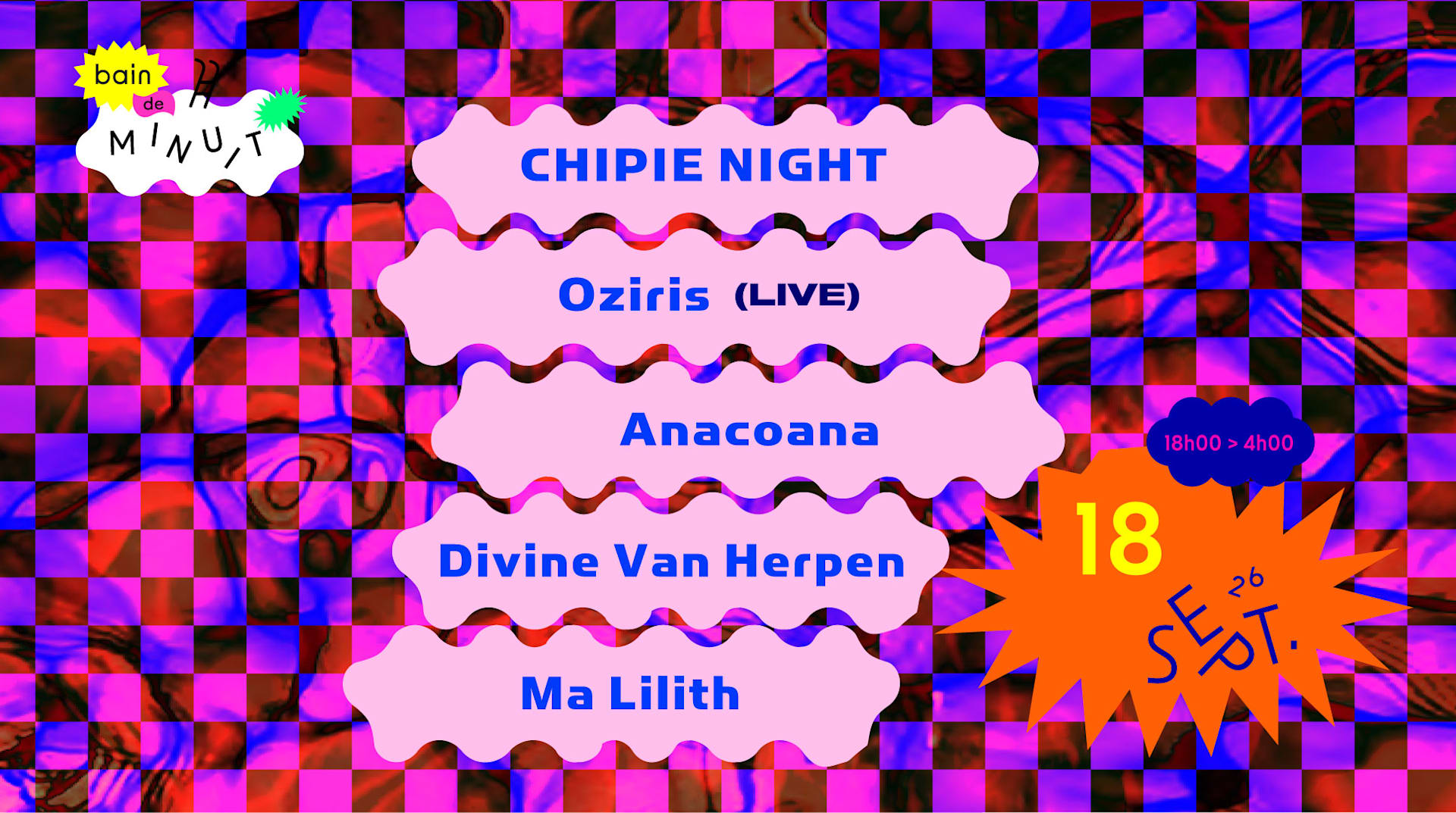 Bain De Minuit : Chipie Night X Babe2babe