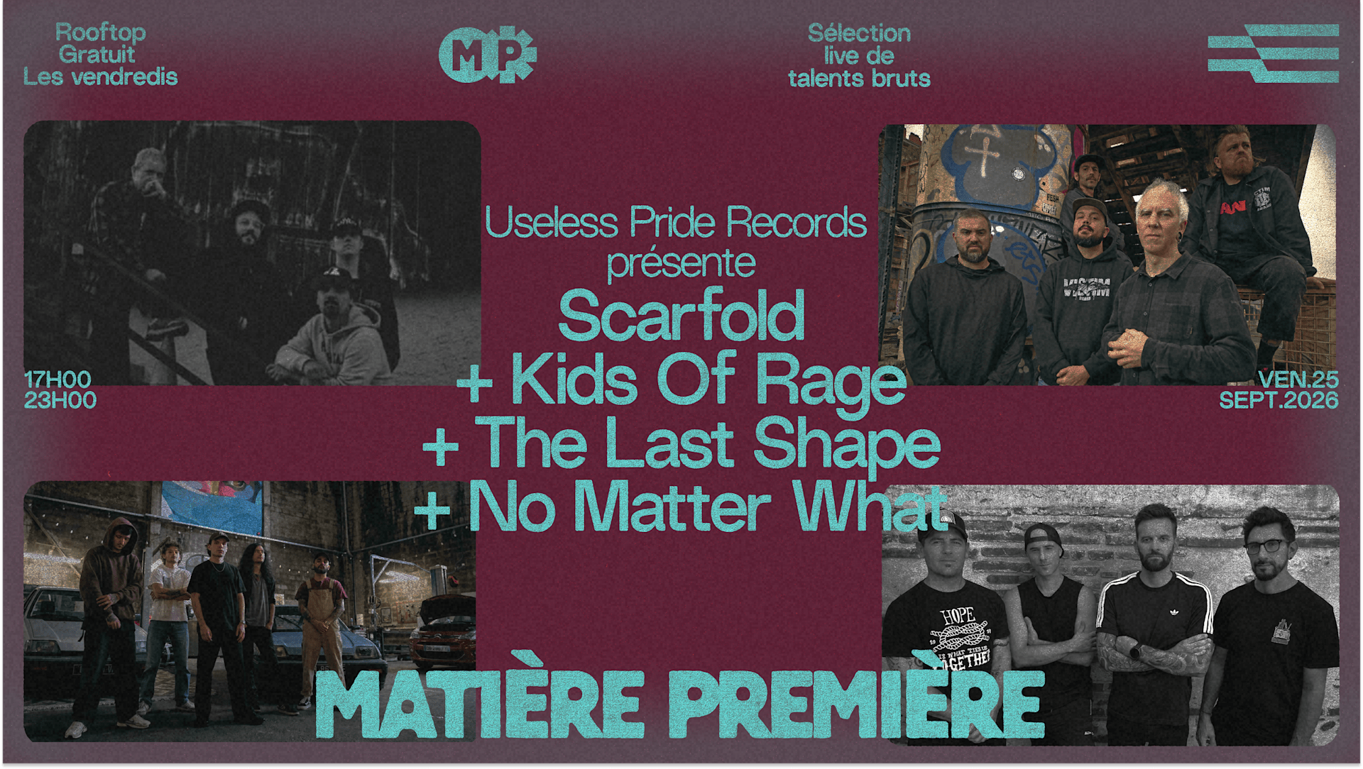 Matière Première 14 - Useless Pride Records : Scarfold &More