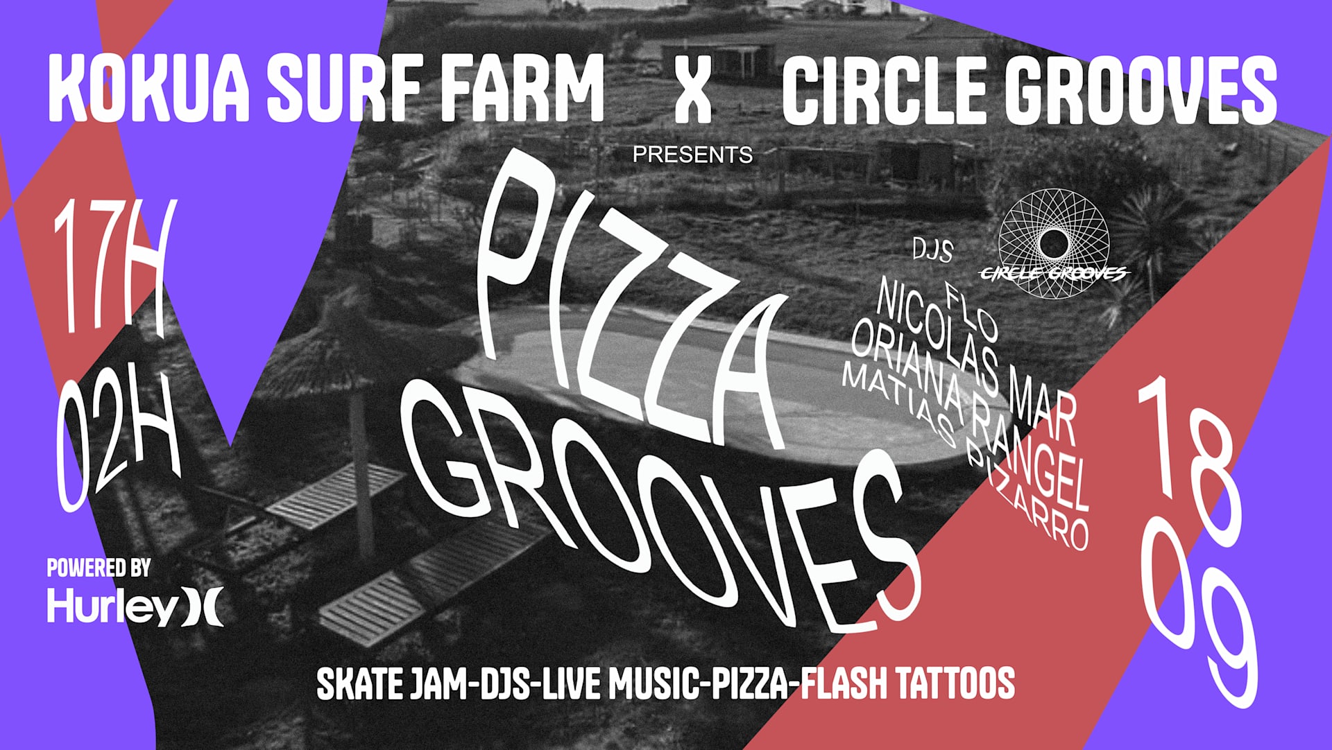 Pizza Grooves #3 - Kokua Surf Farm & Circle Grooves