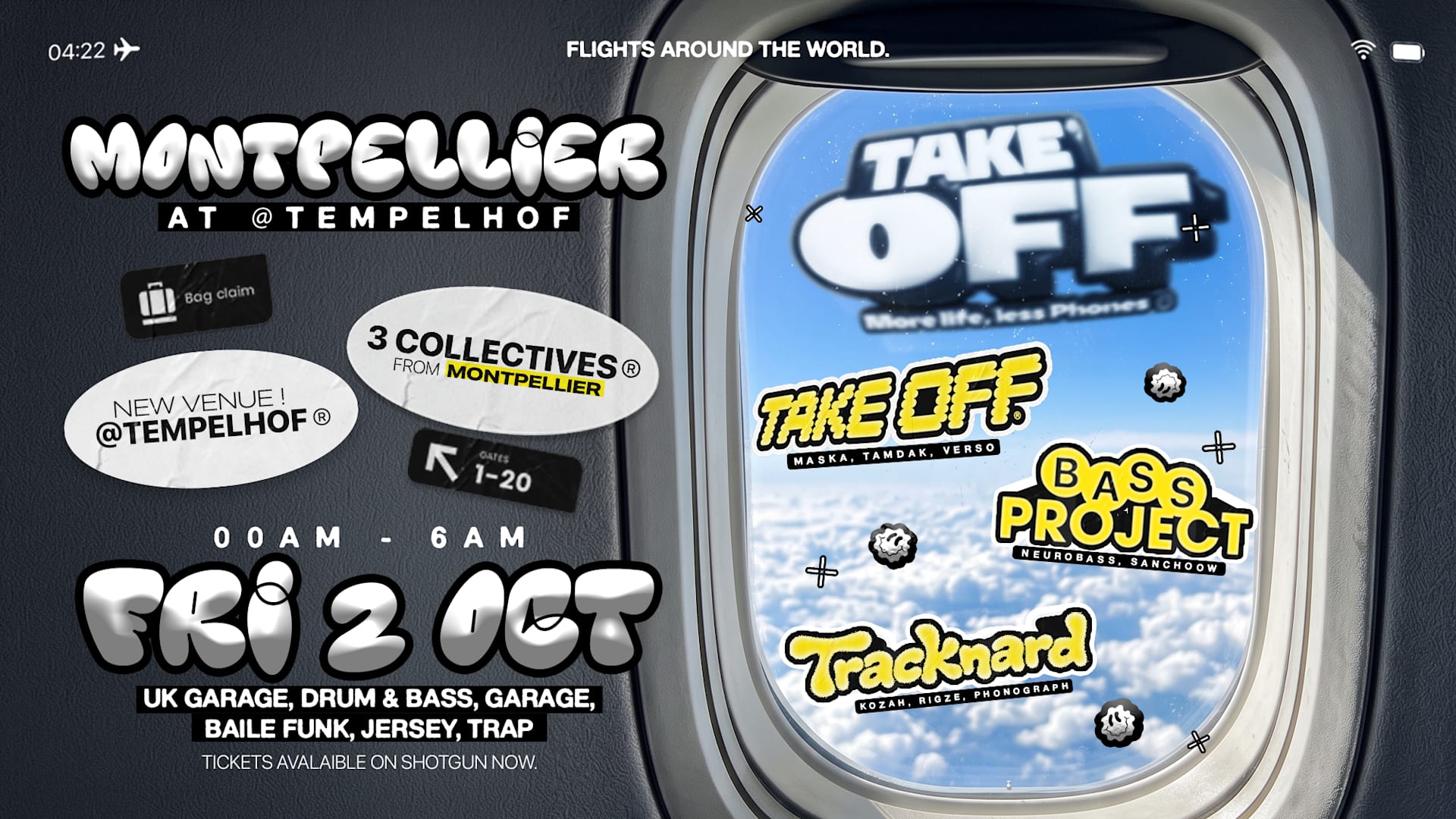 Take Off "We Back" / 2 Oct @Tempelhof Montpellier