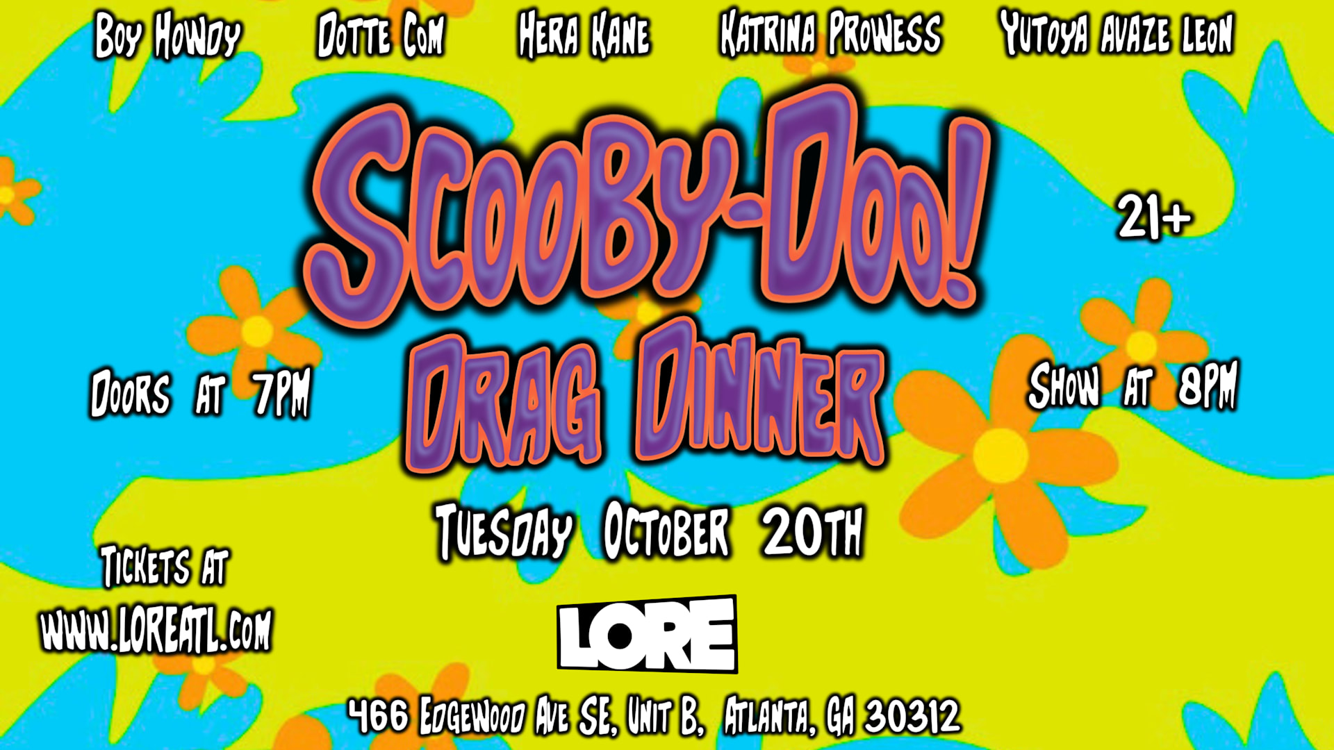 Scooby Doo Drag Dinner