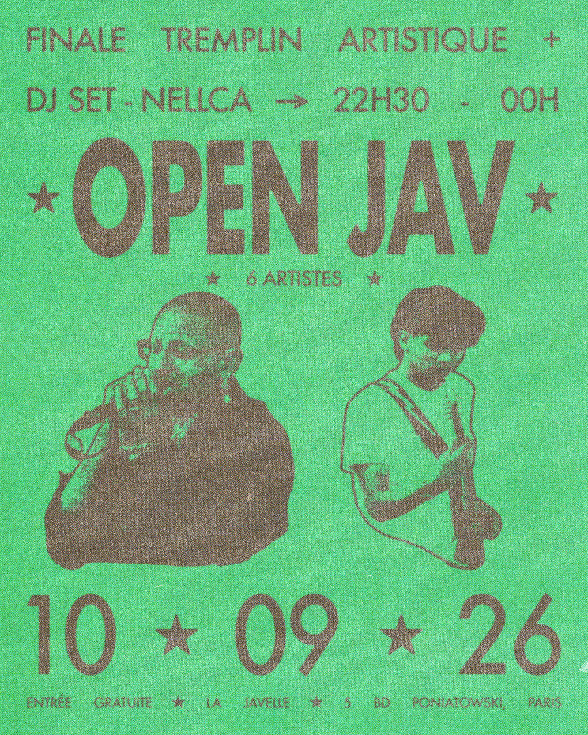 Open Jav (Finale Tremplin) & Dj Nellca