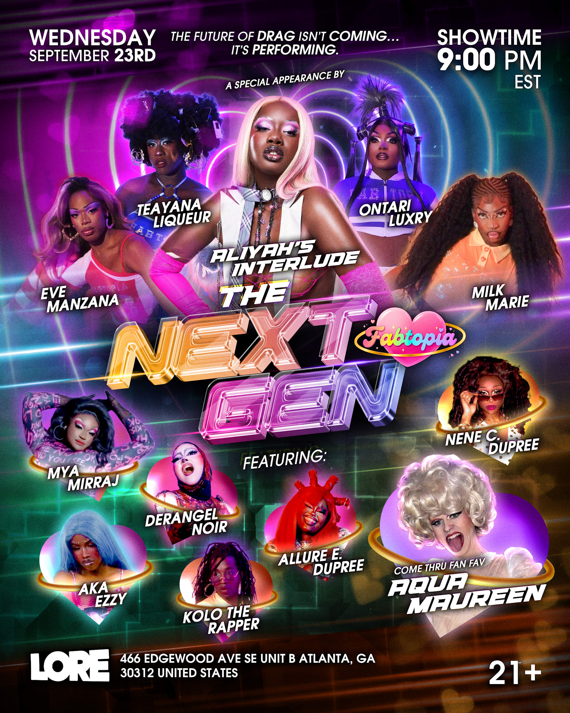 The Next Gen! Drag Show With Aliyah’S Interlude