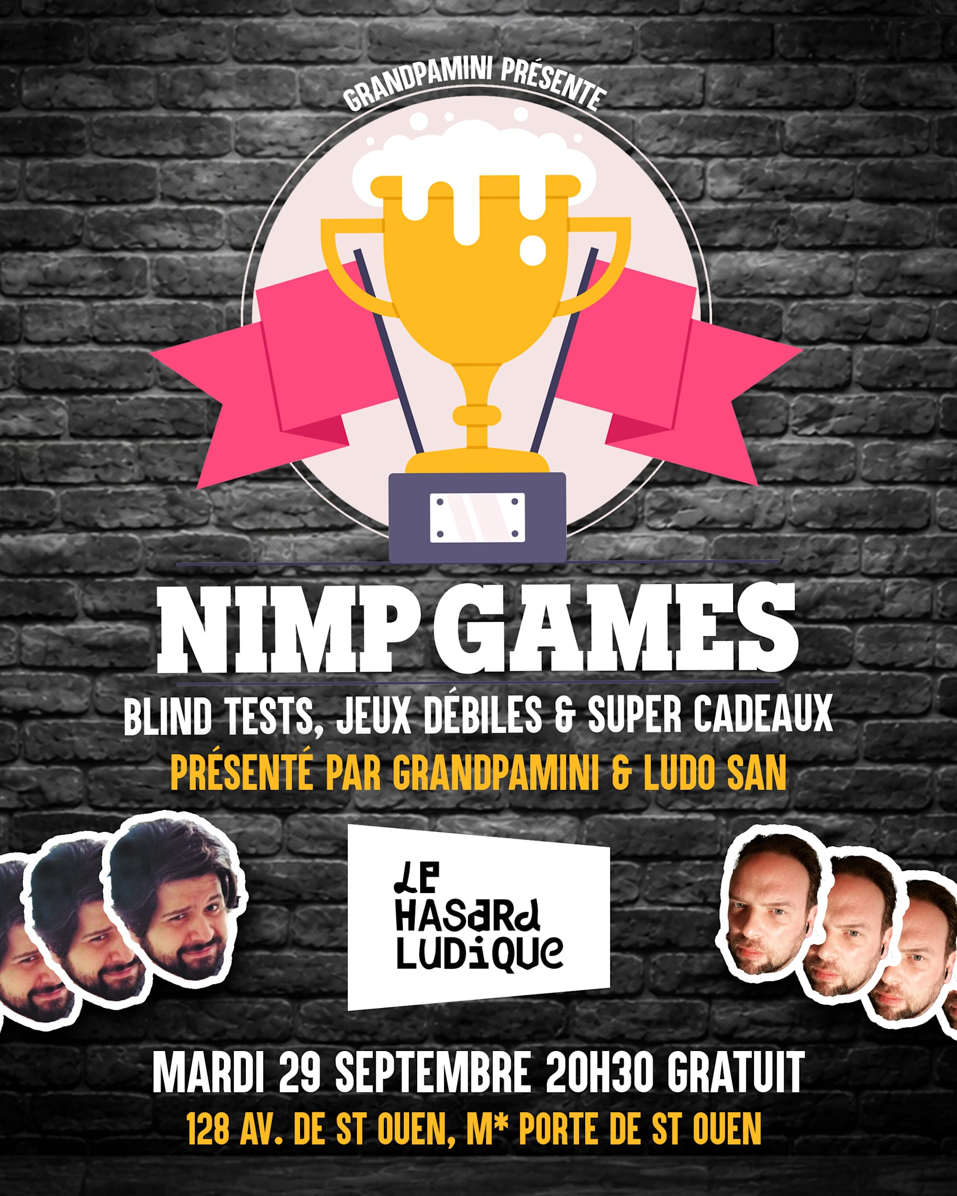 Nimp Games X Le Hasard Ludique X 29 Septembre