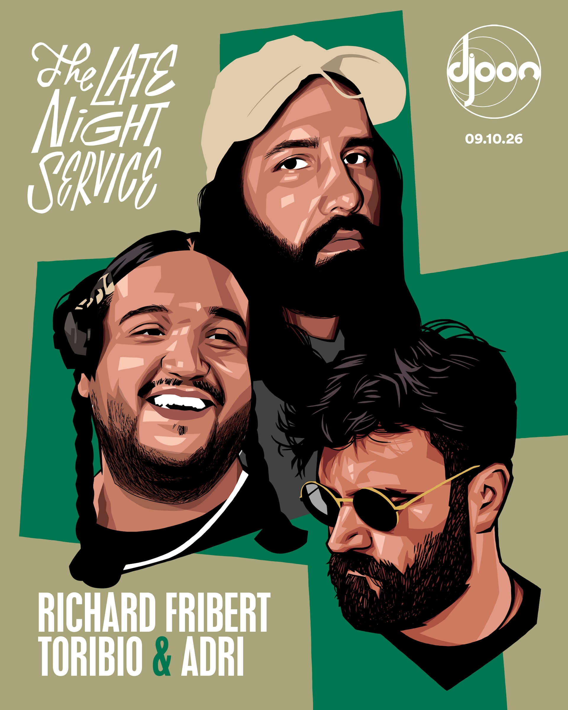 The Late Night Service : Richard Fribert, Toribio, Adri