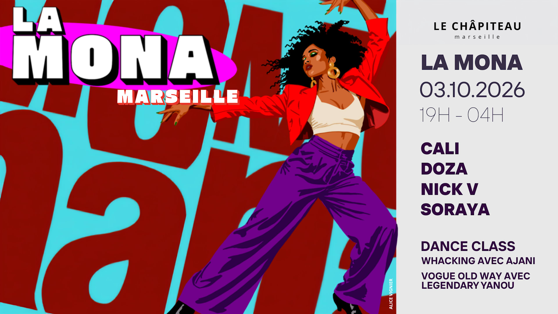 La Mona À Marseille : Dance Class & Dj Set
